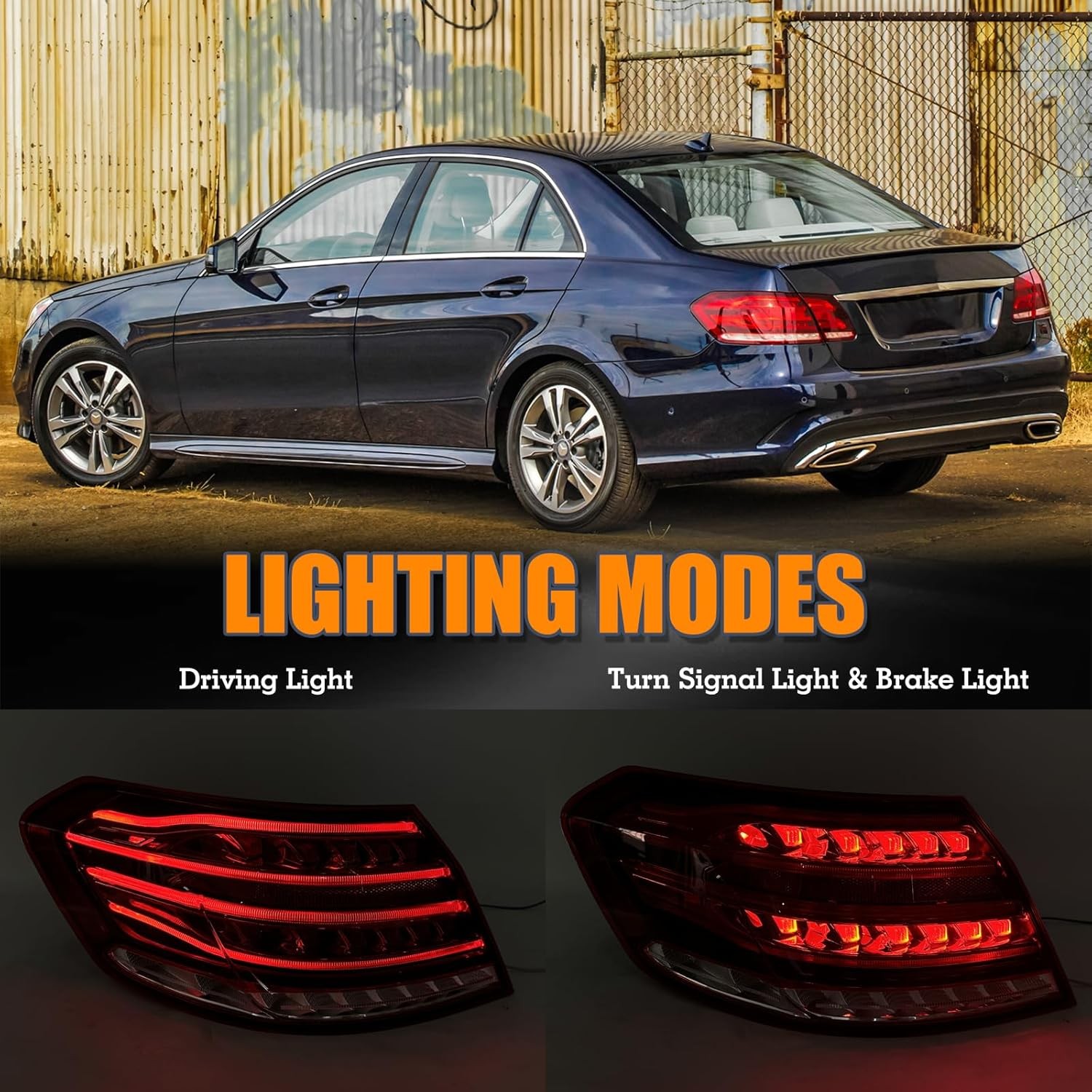 LH USA Type Outer Tail Light Mercedes E Class 2014-2016