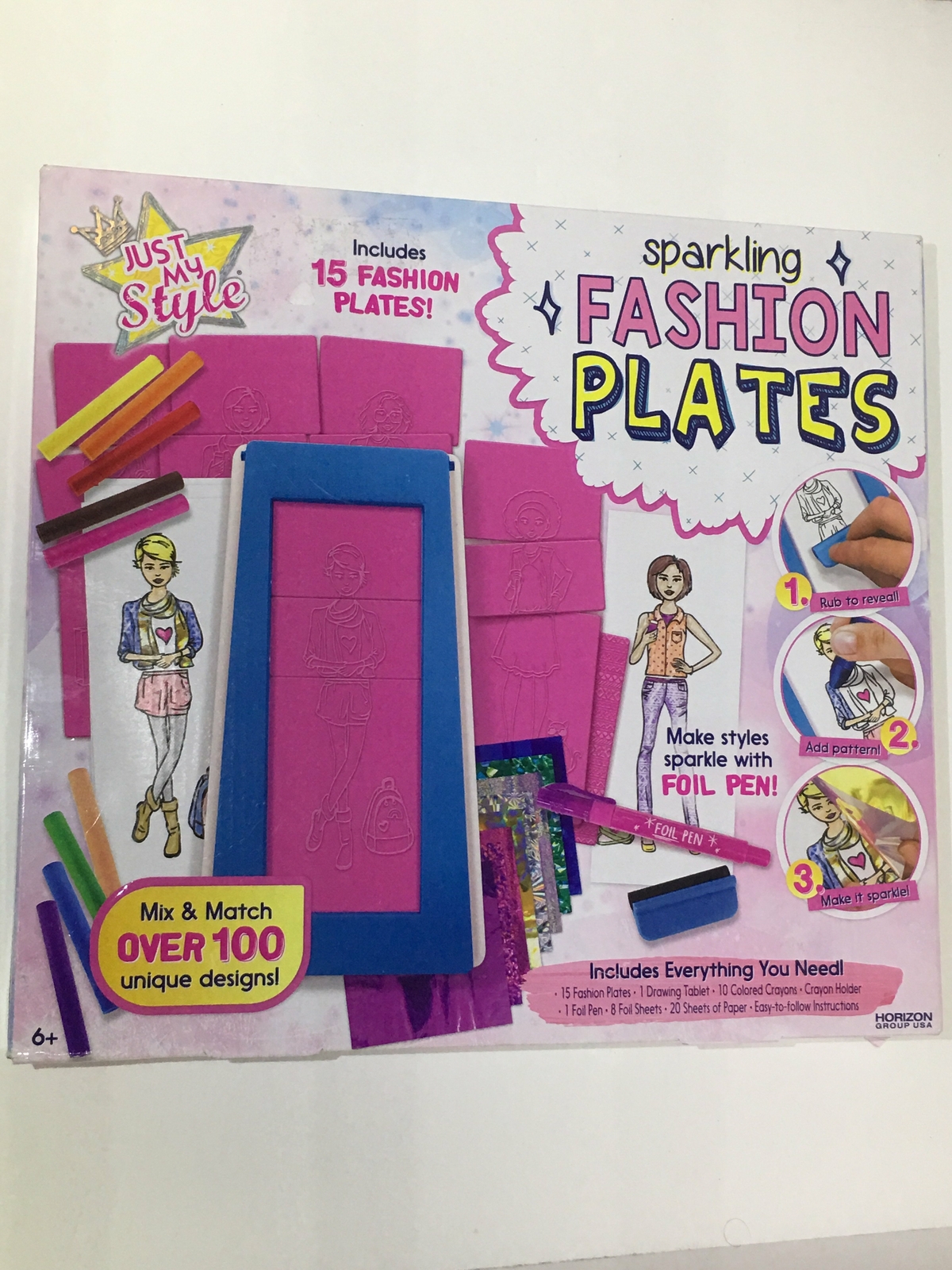 Just My Style 15 Sparkling Fashion Plates Mix & Match Over💯Unique Designs