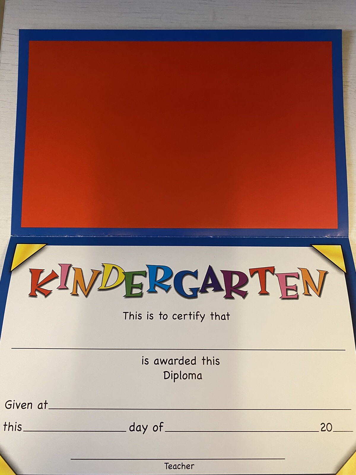 Kindergarten Diploma By Really Good Stuff