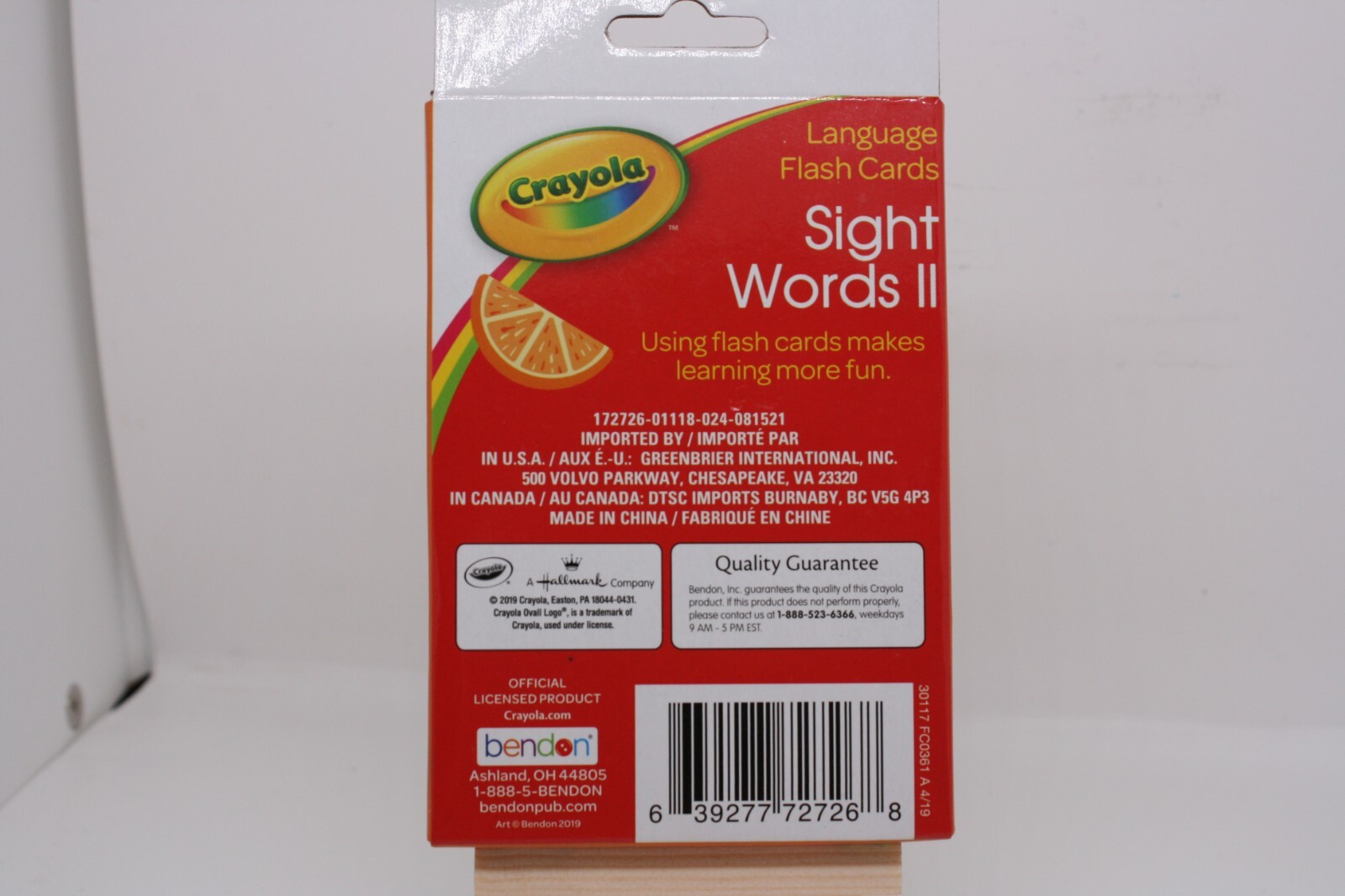 NEW Crayola Sight Words II Language Flash Cards Includes 36 Cards Ages 4+