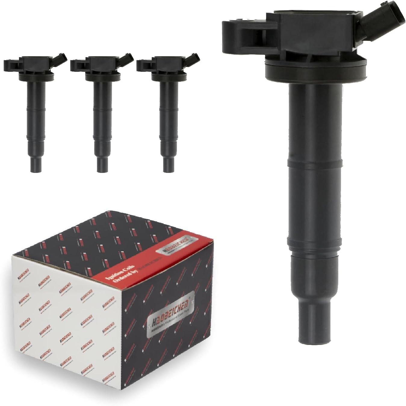 Ignition Coil Pack Set of 4 Compatible with Camry/Matrix/RAV4/Solara/Highlander