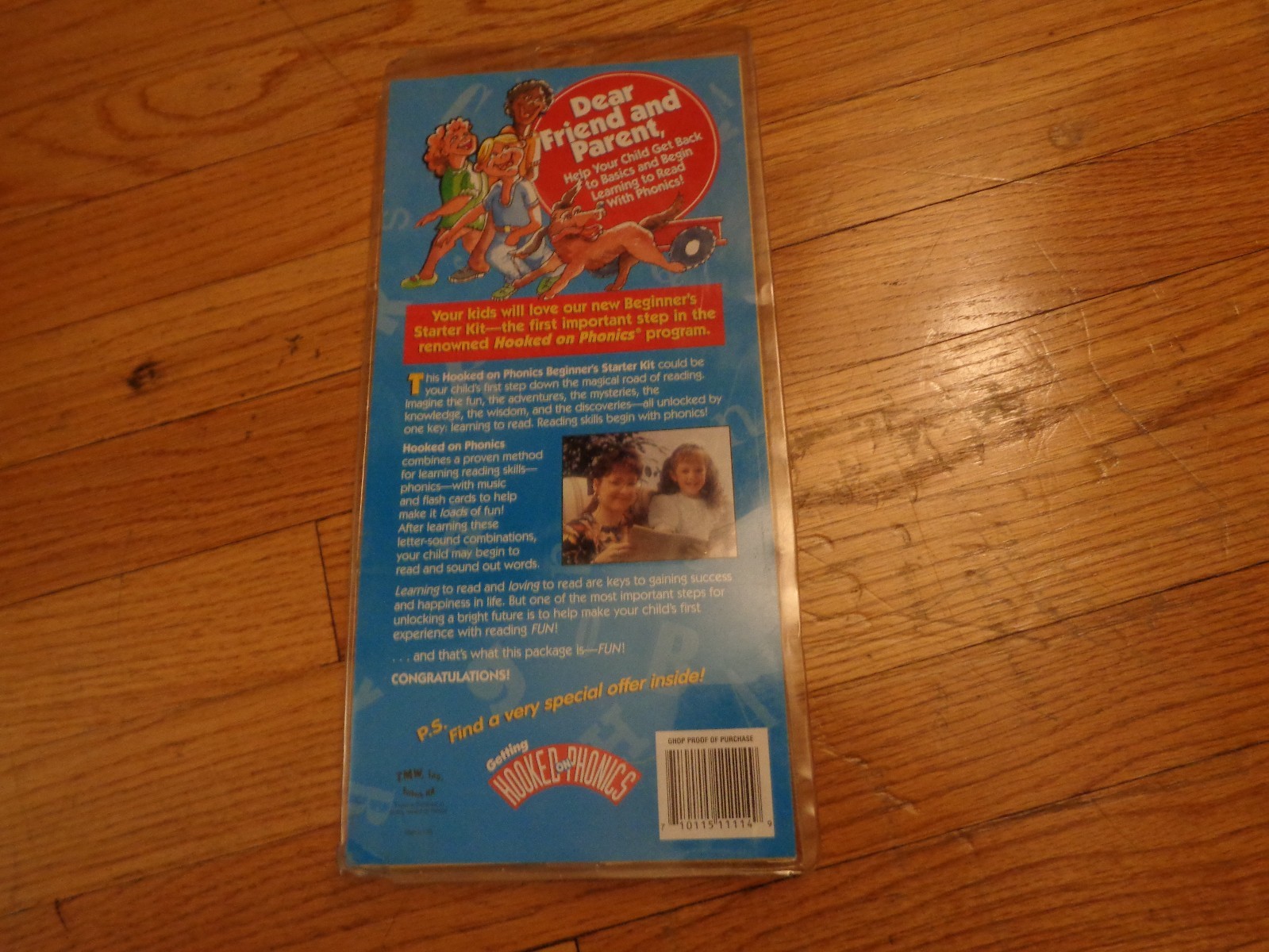 Vintage Hooked on Phonics Flash Cards and Audio Cassette