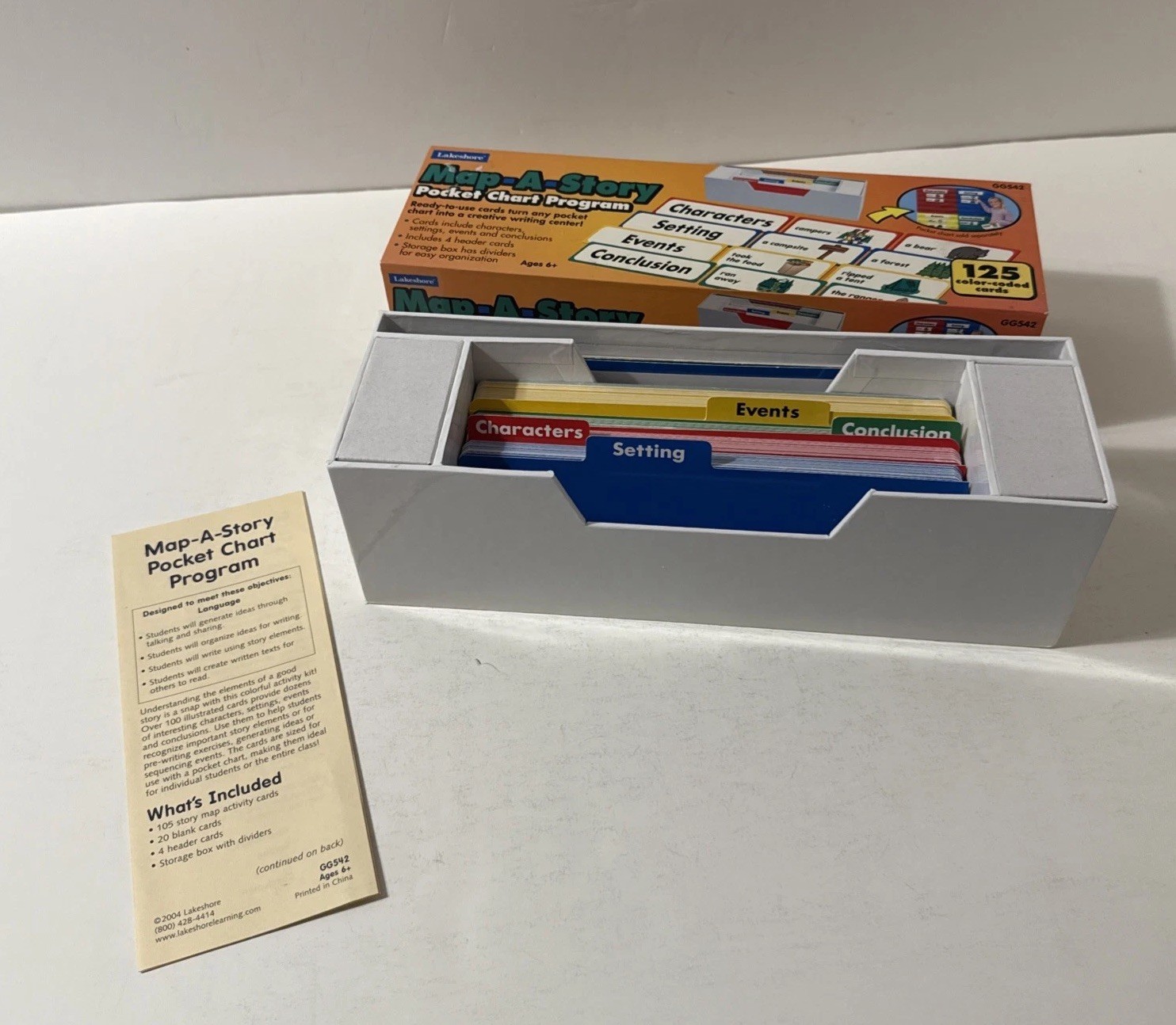 Map-A-Story by Lakeshore Learning – 125 Cards Pocket Chart Homeschool Program