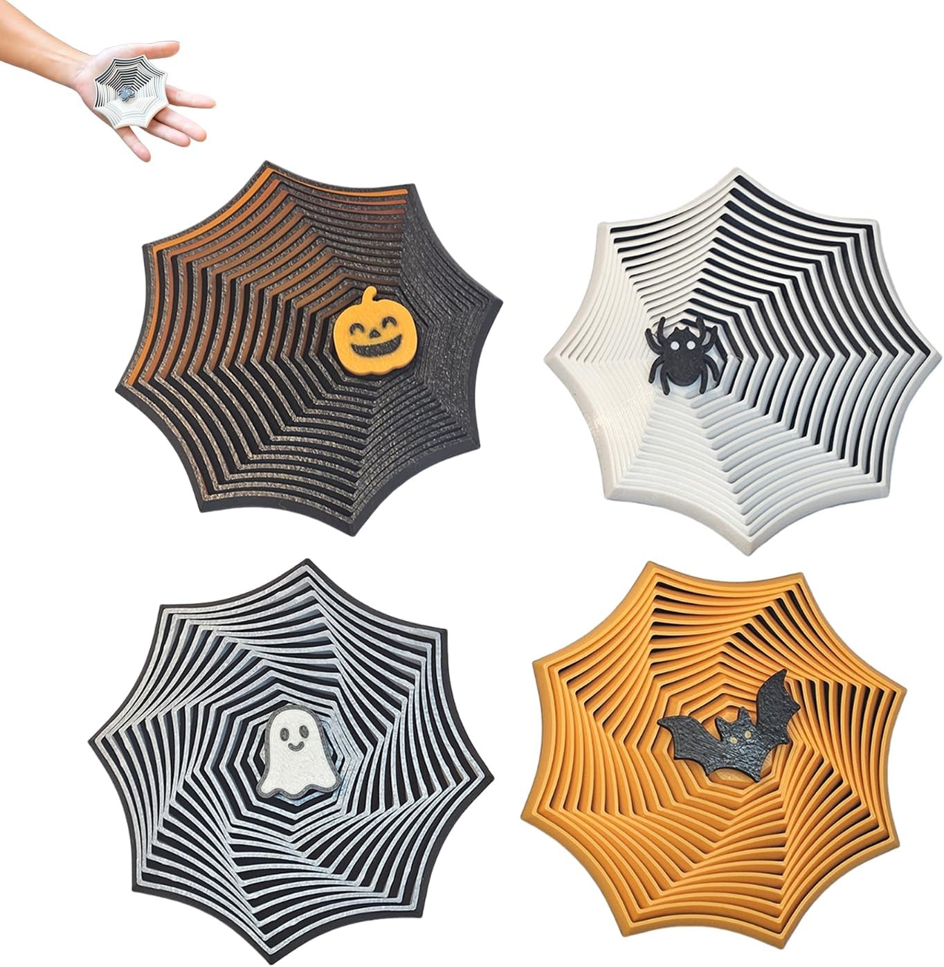Spider-Web-Inspired Focus-Enhancing Unique Whimsical Spider Web Twist Fidget Toy