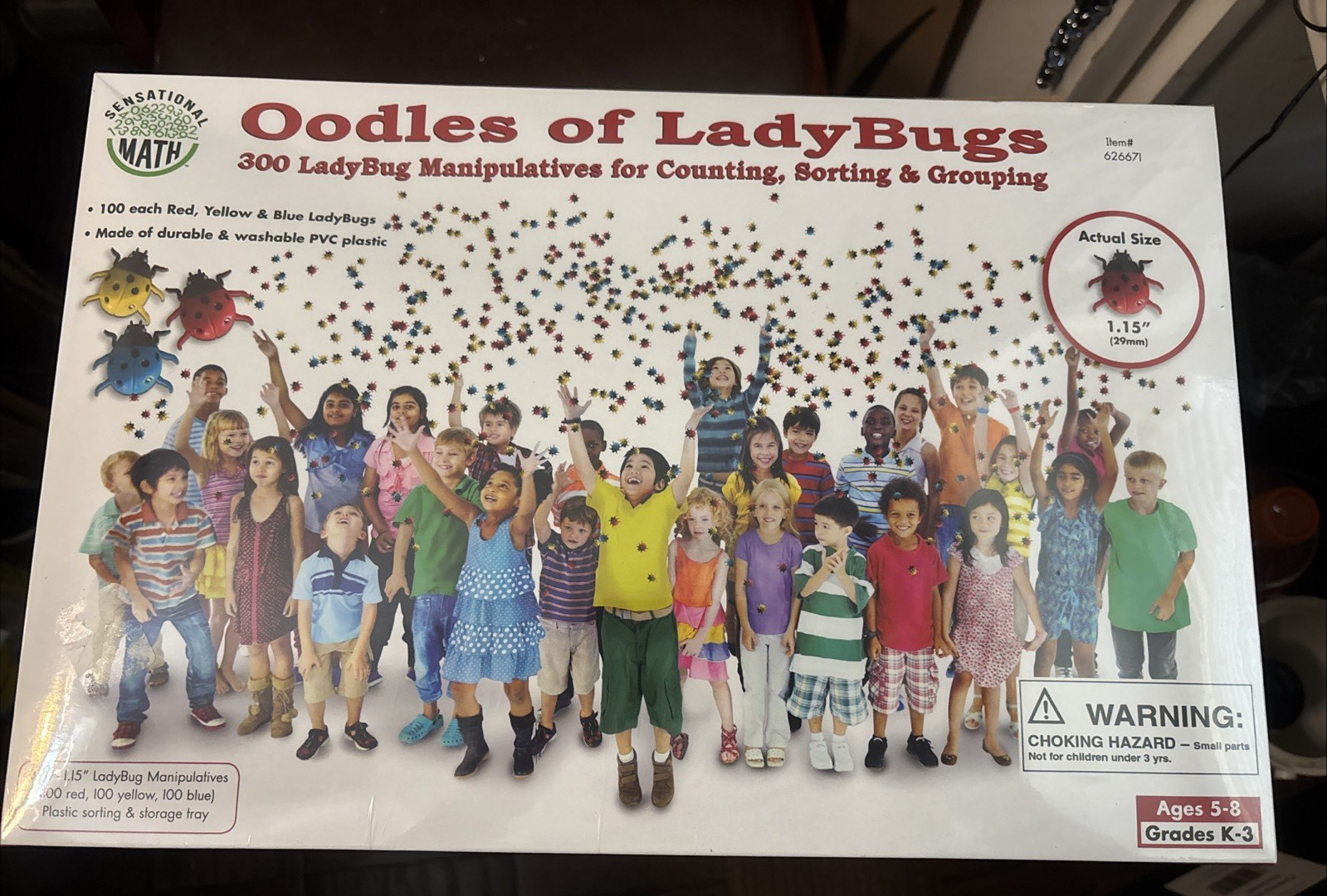 Essential Learning Products Oodles Of Ladybugs 300 Pieces (New In Plastic)