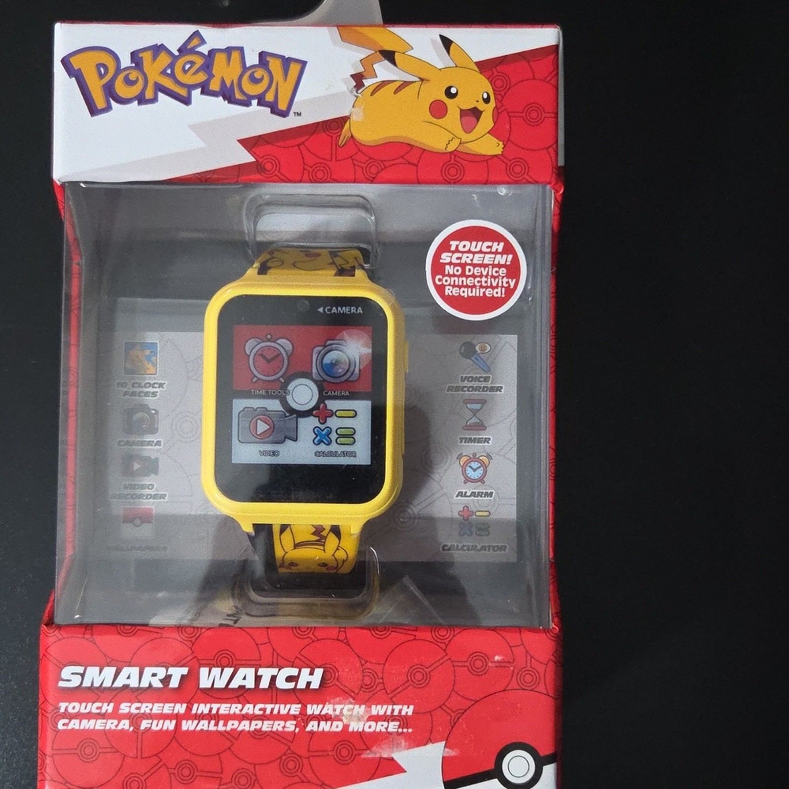 Pokemon Pikachu Kids Smartwatch Digital Camera Games Alarm Calculator Rechargea