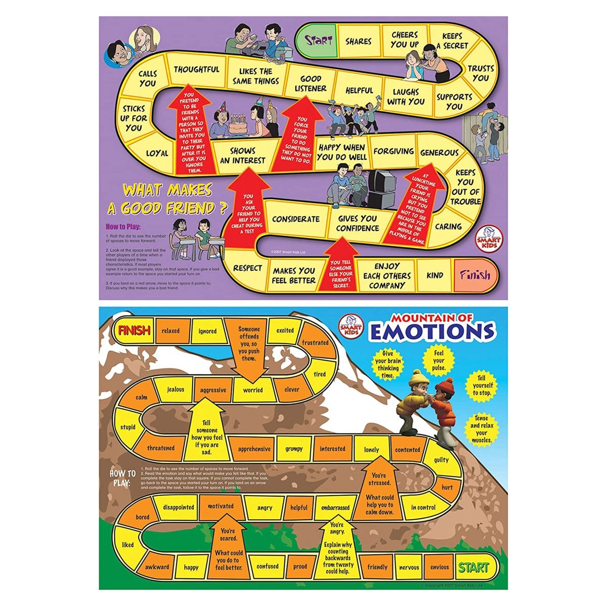 Didax Educational Resources Social Skills Board Games – 6 Games