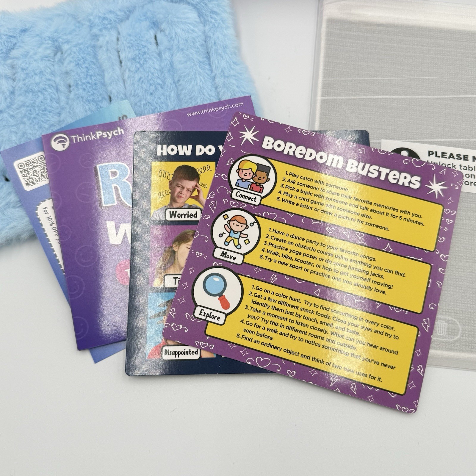 Roll With It CBT Coping Skills Kit Emotional Regulation Tools For Kids Open Box