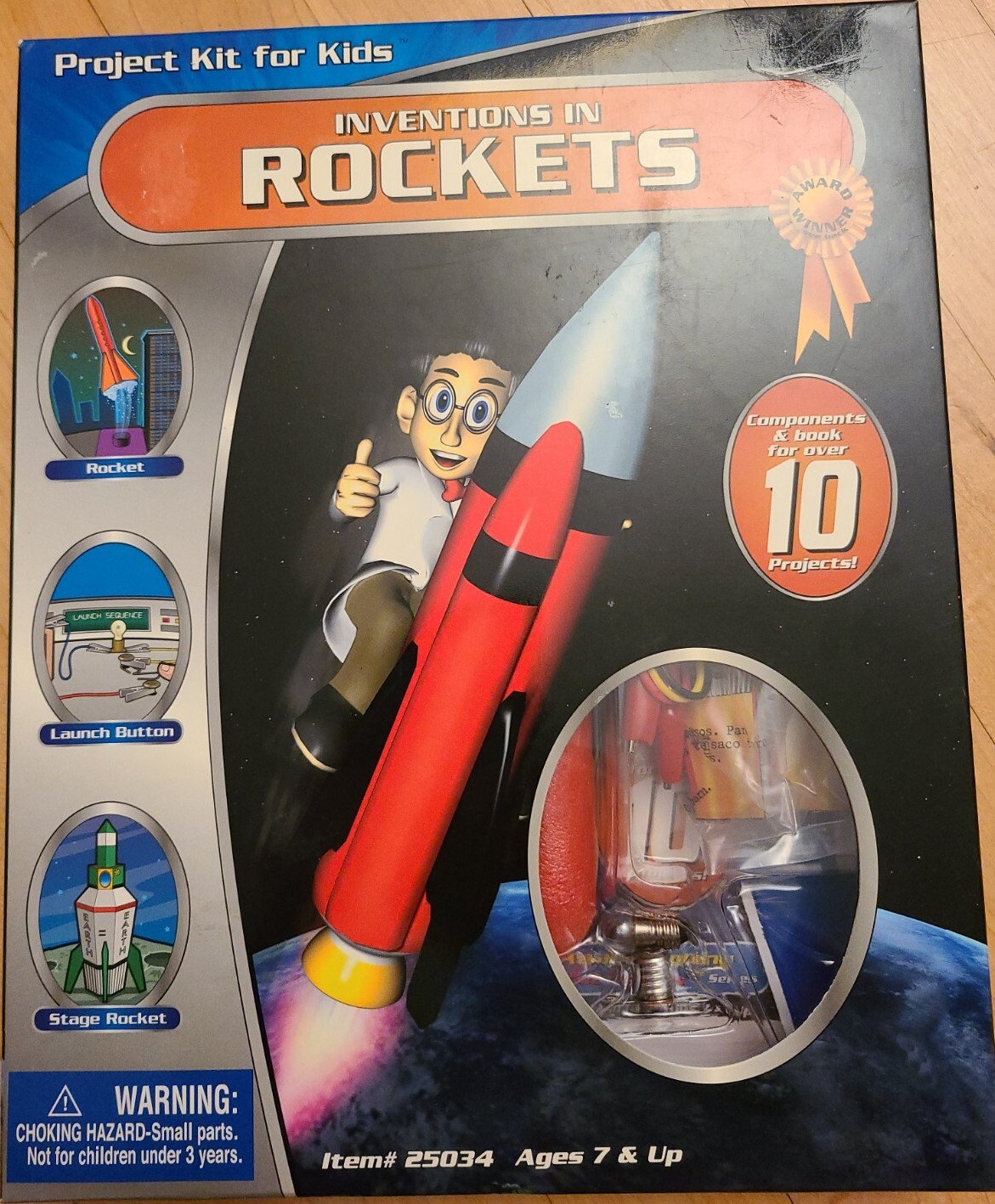 INVENTIONS IN ROCKETS PROJECT KIT FOR KIDS Learn Science Book 10 Projects