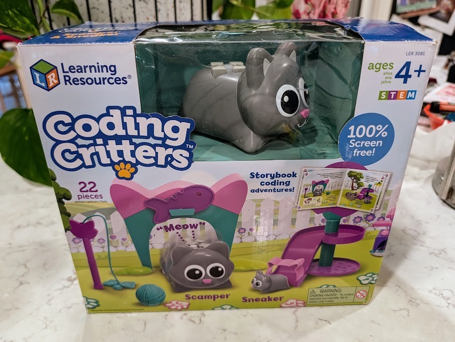 Learning Resources Coding Critters Scamper & Sneaker STEM Toy Preschool Kids NEW