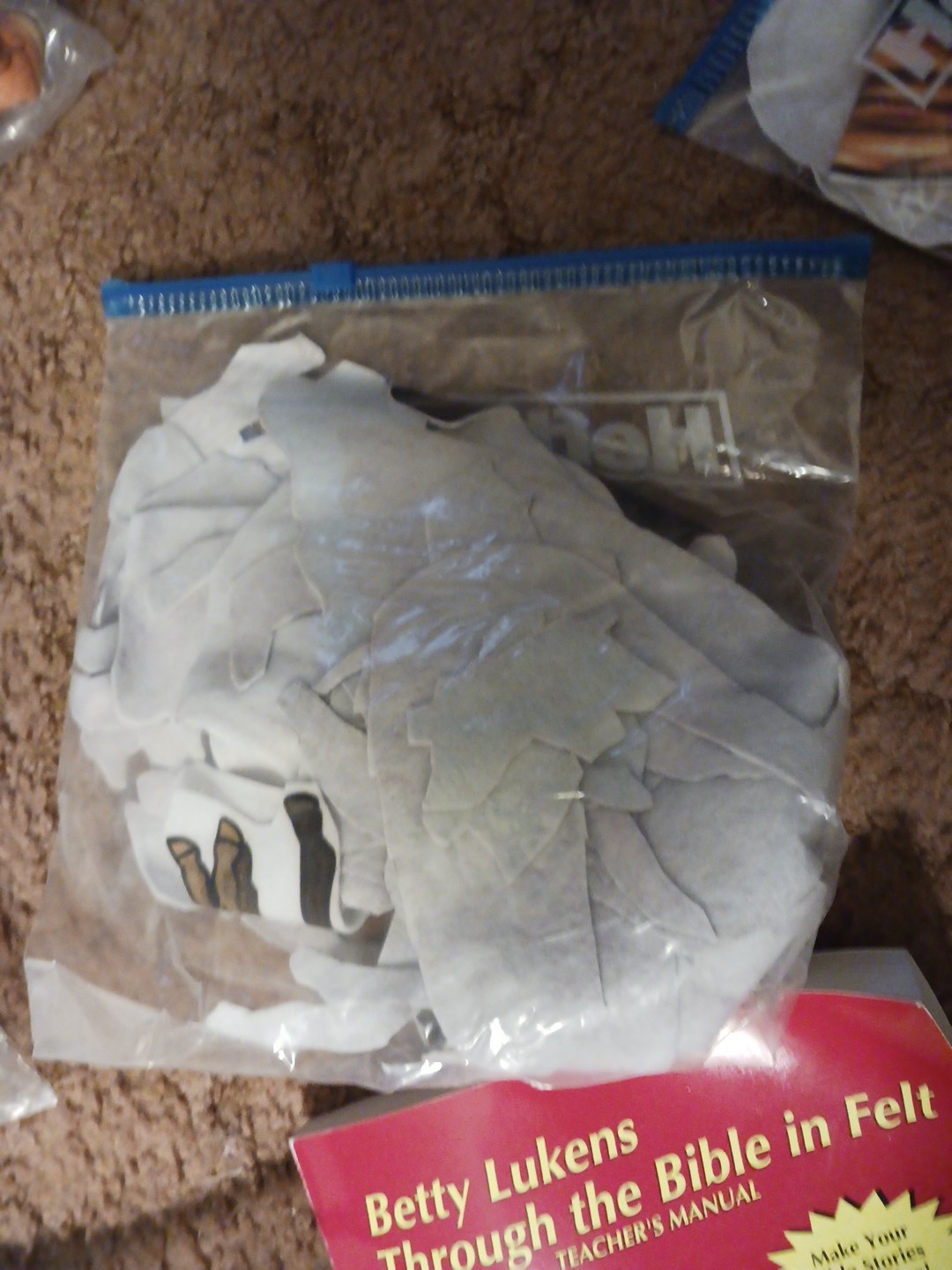 VTG Betty Lukens Through the Bible Felt 100’s Of Pieces Sunday School Rare Wow