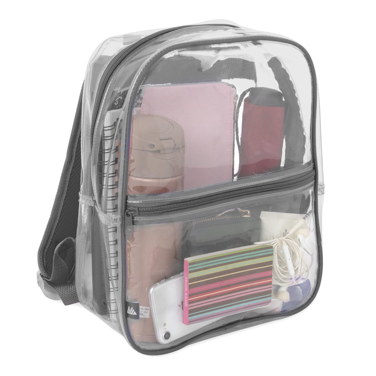 Trail maker Kids Mini Clear Backpack for Preschool, Elementary Girls or Stadi…