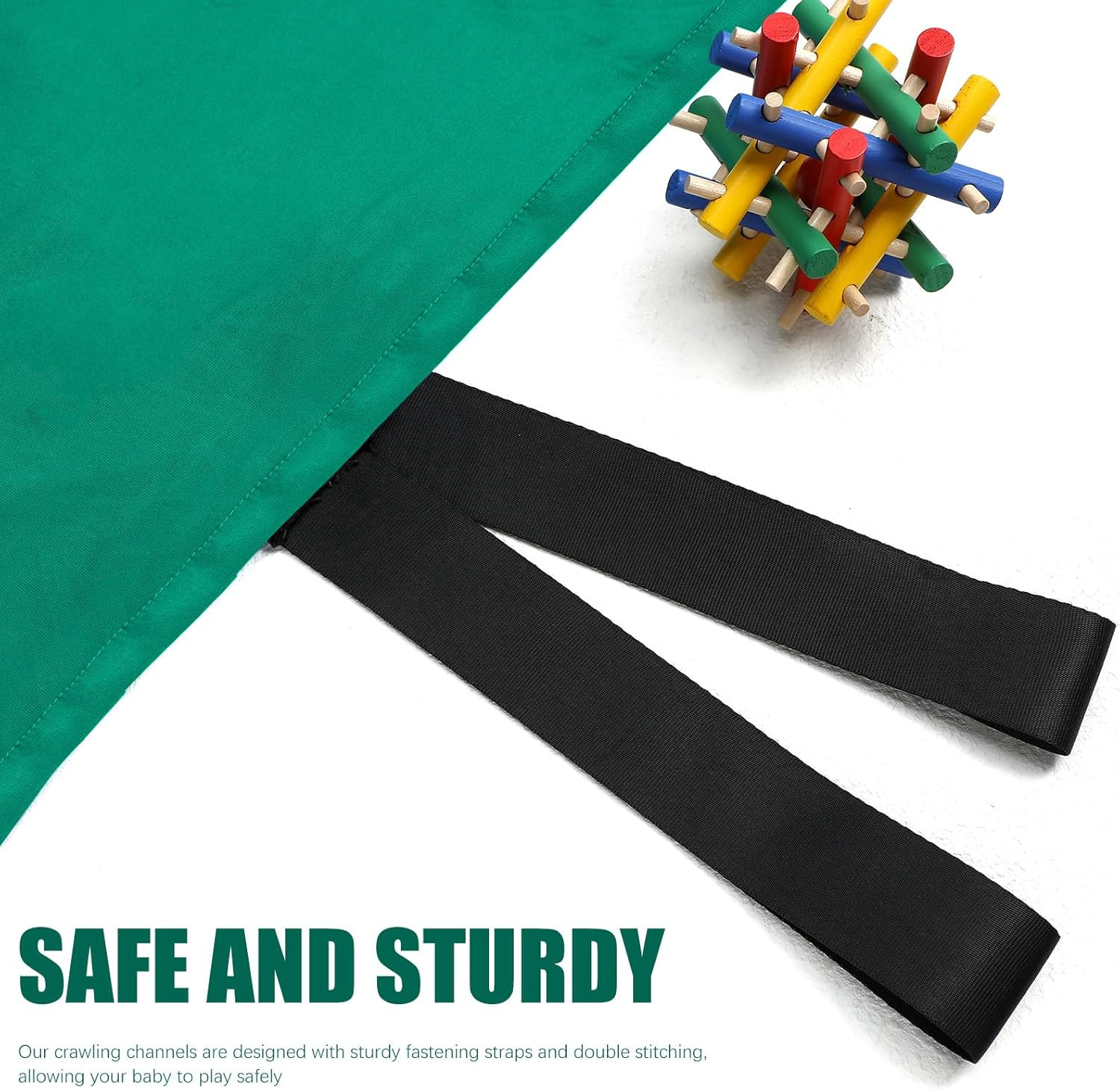 12 Ft Sensory Tunnel Crawl Resistance Tube for Calm Sensory Tent Compression Tub