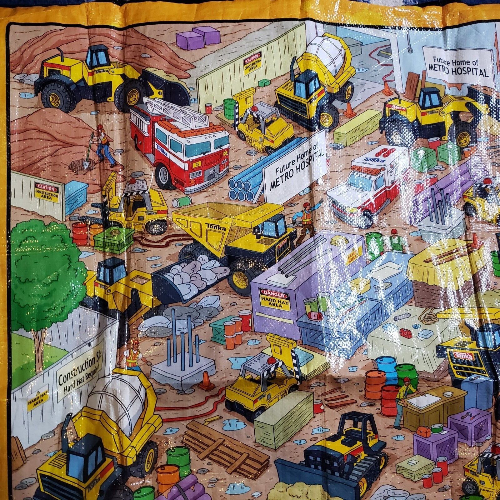 Hasbro Tonka Truck Learning and Discovery Floor Matt -Hunt to Find Construction