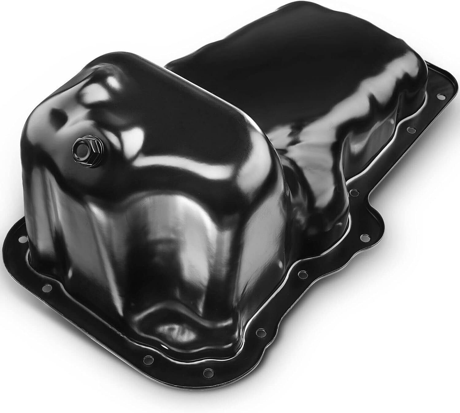 APM Engine Oil Pan Sump with Drain Plug Compatible with Dodge Dakota