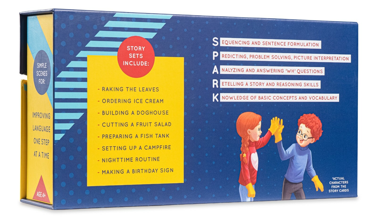 Spark Cards Jr Sequencing Cards For Storytelling and Picture Interpretation