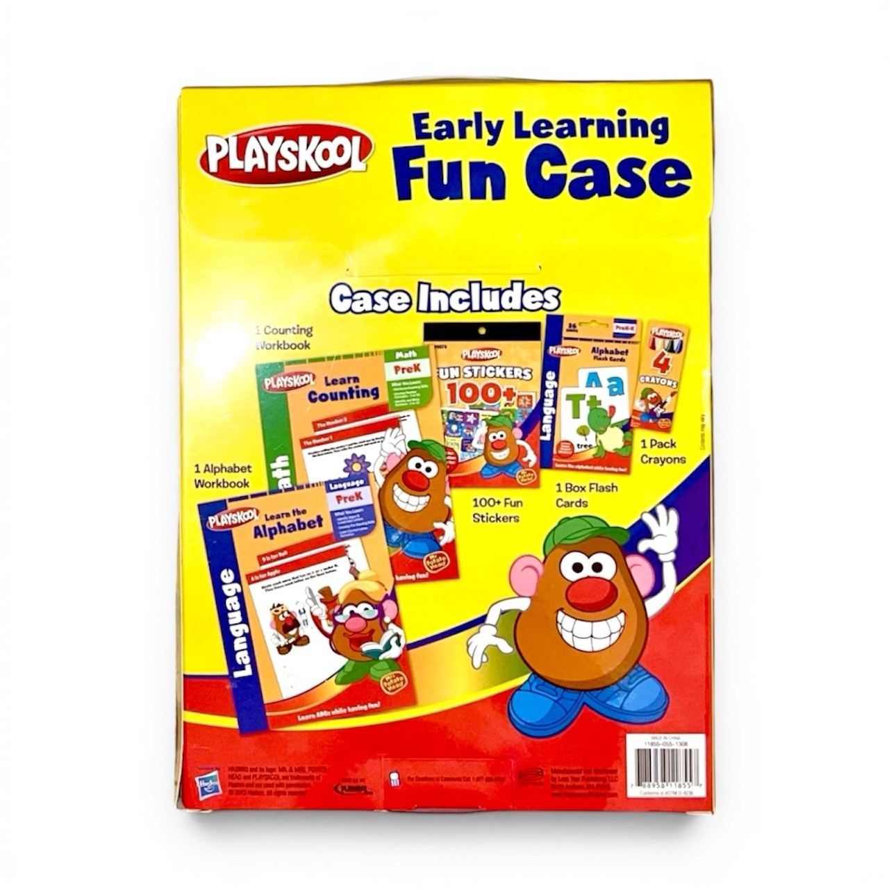 Playskool Mr Potato Head Early Learning Fun Case & Dry Erase Learn to Letter Pad