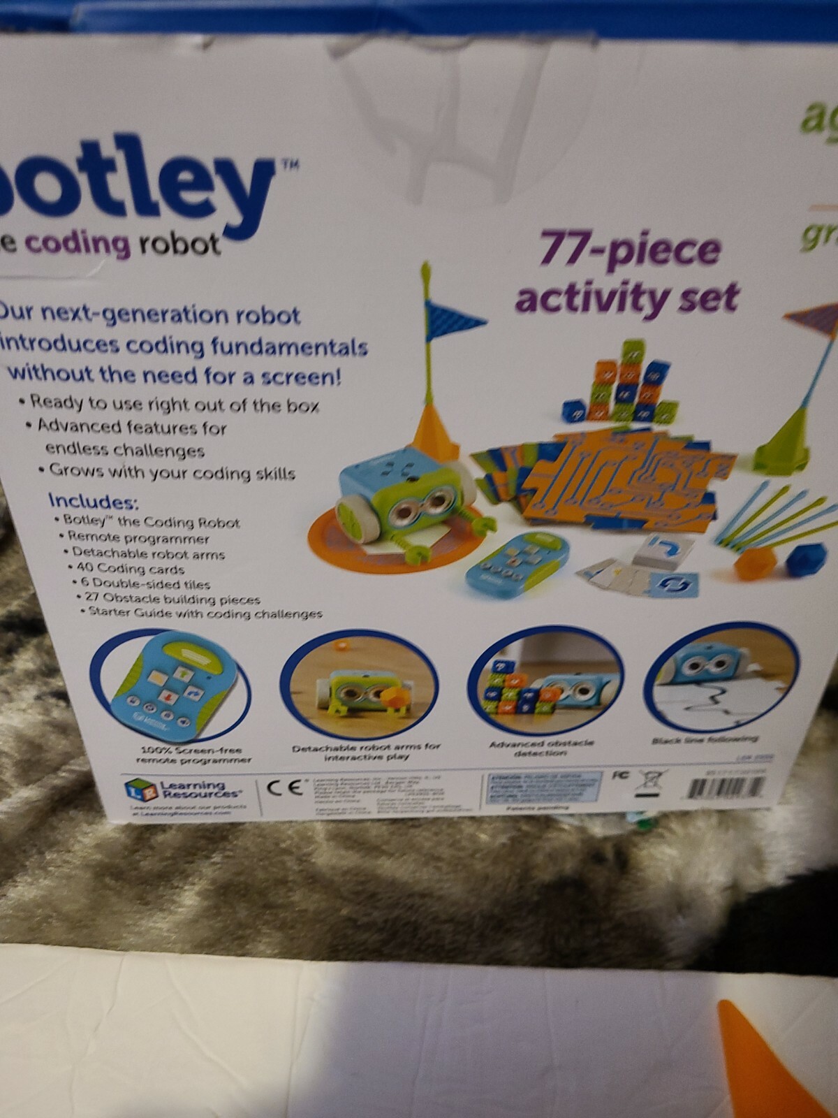 Learning Resources LER2935 Botley The Coding Robot Activity Set read Discription