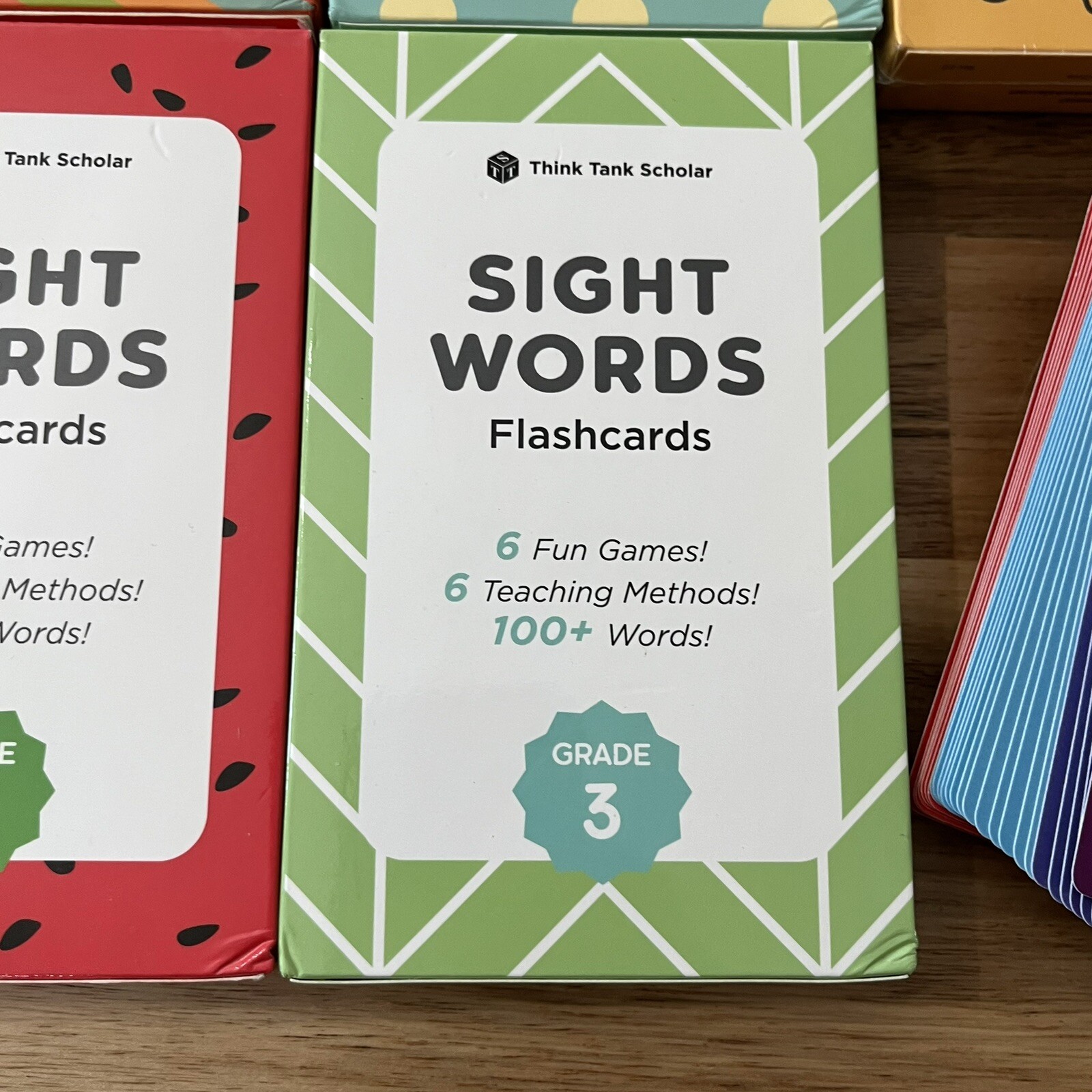 Think Tank Scholar 520 Sight Words Flashcards Set Pre-K to 3rd Grade
