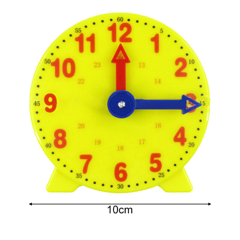 Montessori Clock Educational Toy Teaching Aids Kids Learning
