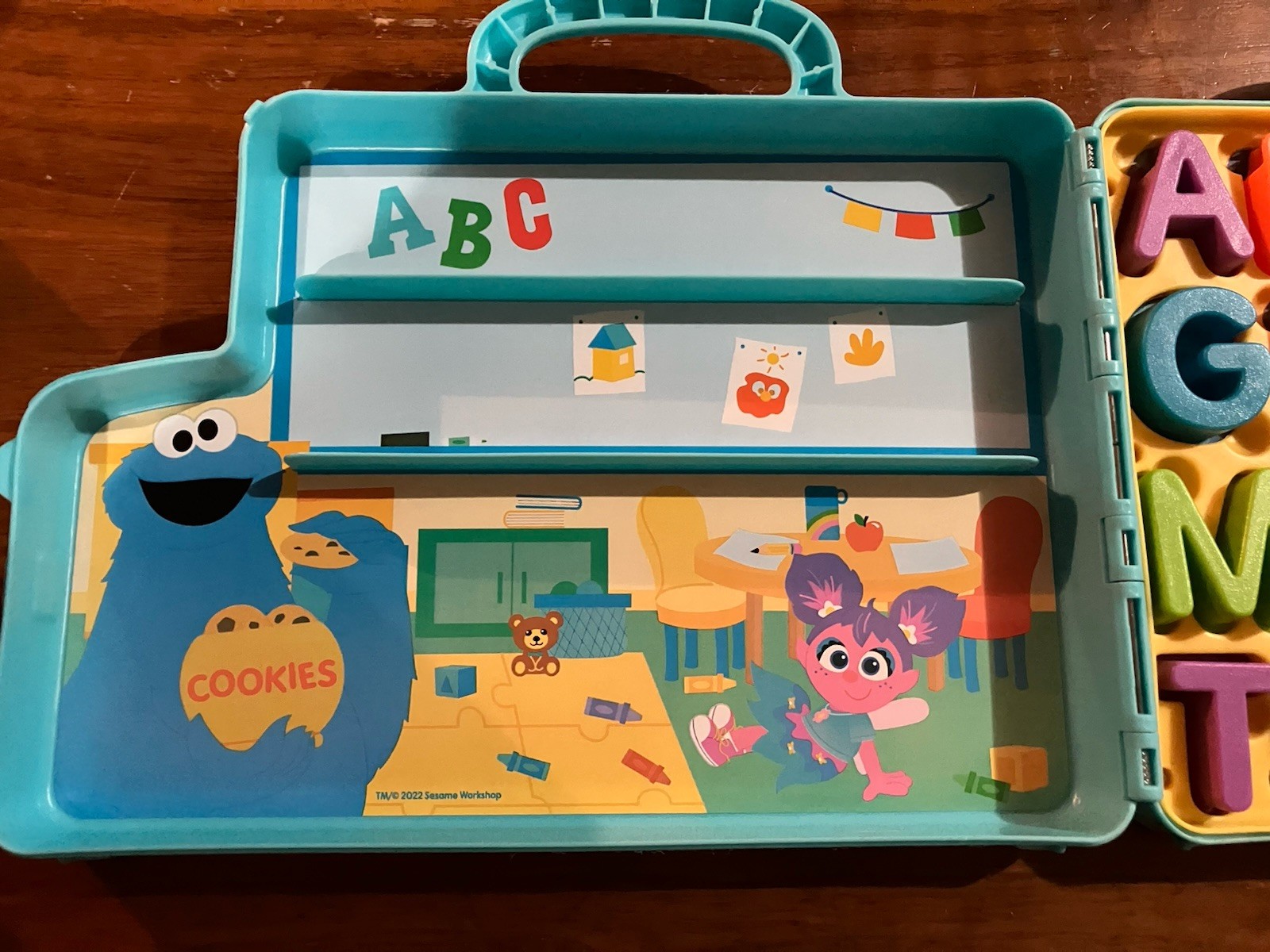 Sesame Street Elmo’s Learning Letters Bus Activity Borad