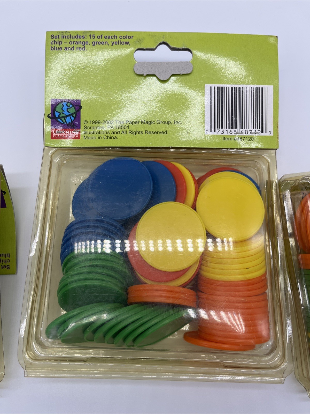 487120 – Counting Chips, by Learning Playground – Count, Sort & Match – Set of 3