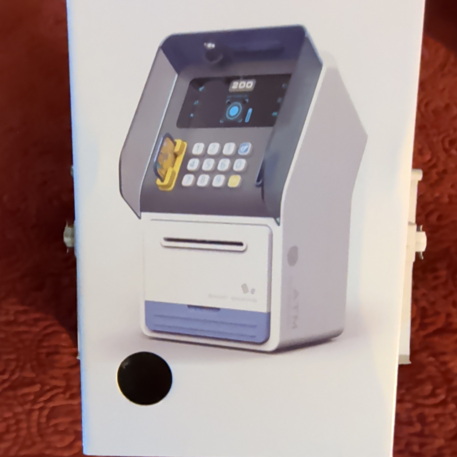 Face Recognition ATM Machine Toy Model 7030 for Kids Ages 3+ White Blue Yellow