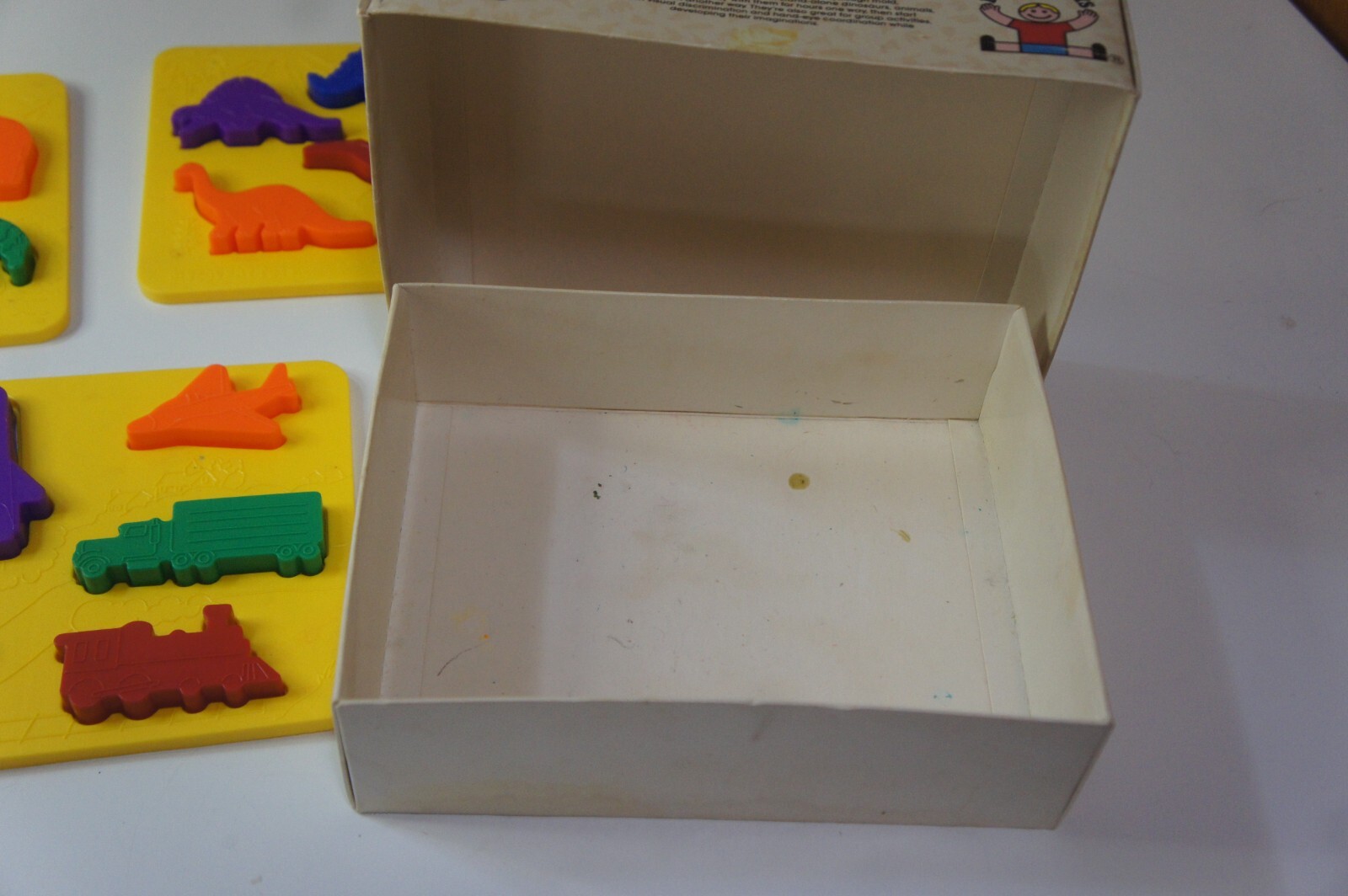VTG Discovery Toys Place and Trace Puzzle Stencil Complete with Box Made In USA