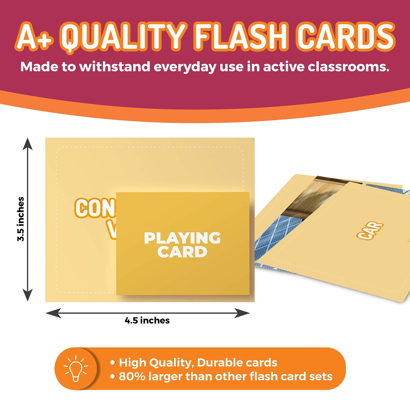 299 Vocabulary Builder Flash Cards – Educational Photo Cards for ESL, Speech The
