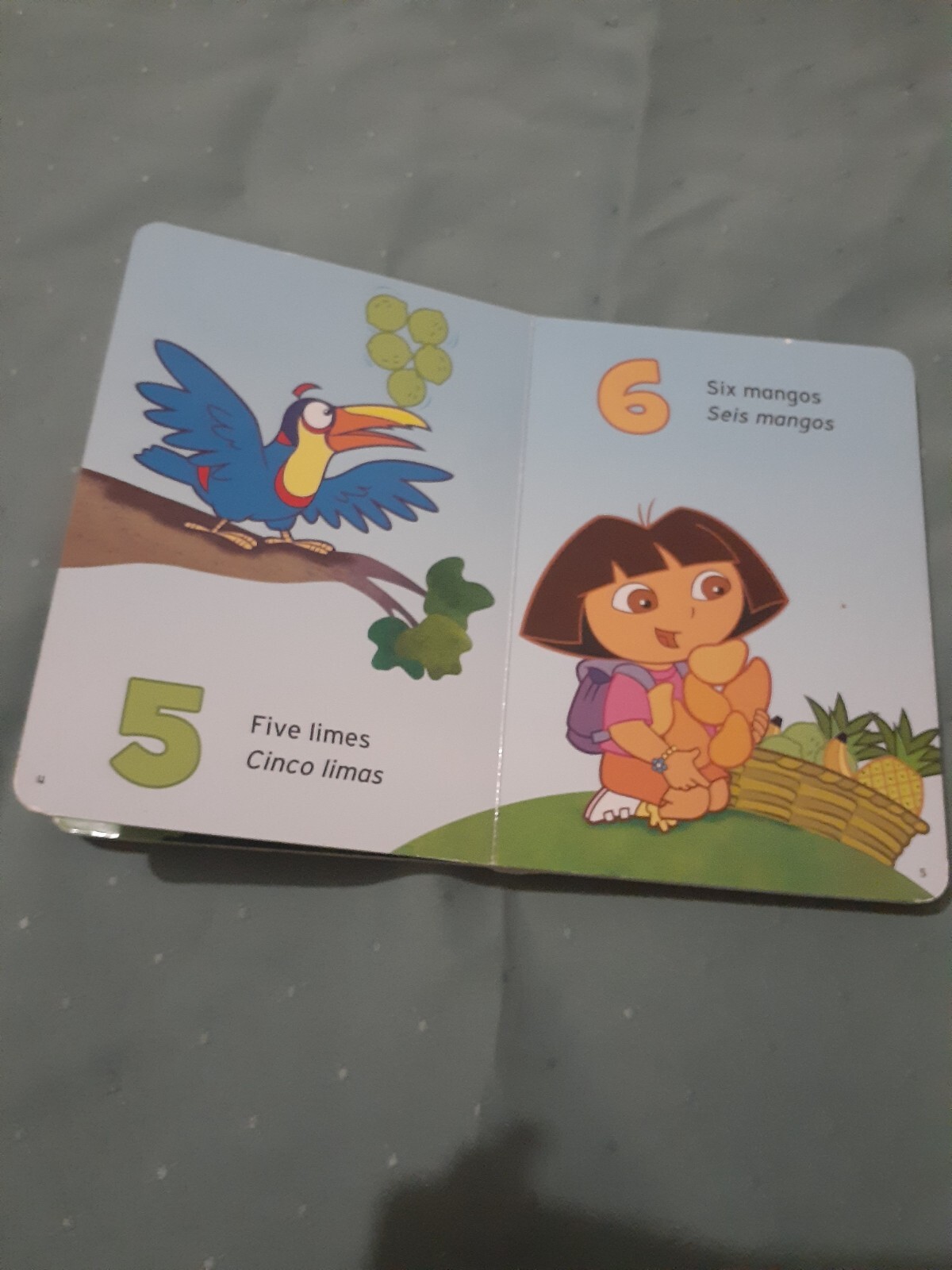 leap frog tag juinor dora the explorer counting book