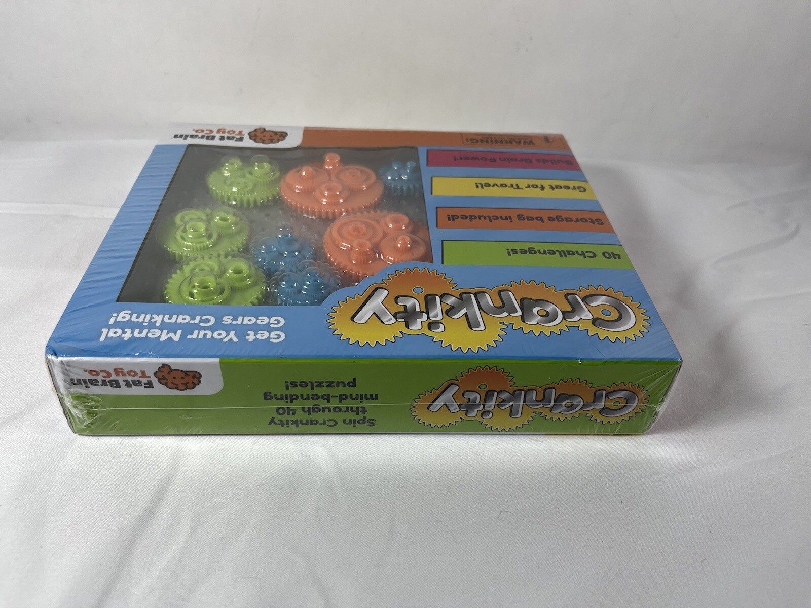 Fat Brain Toys Crankity Brainteaser Puzzles 40 Challenges Travel Games Ages 6 +