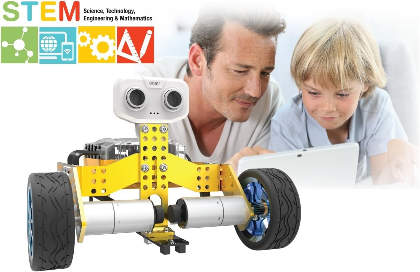 Tomo 2 in 1 Stem Robotic Kit DR-01Y Transformable and Programmable APP Robot