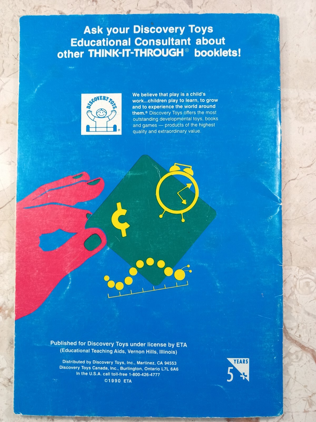 THINK-IT-THROUGH Math 3 Measurement Time Money 3060 Ages 5+ VTG 1990 Discovery