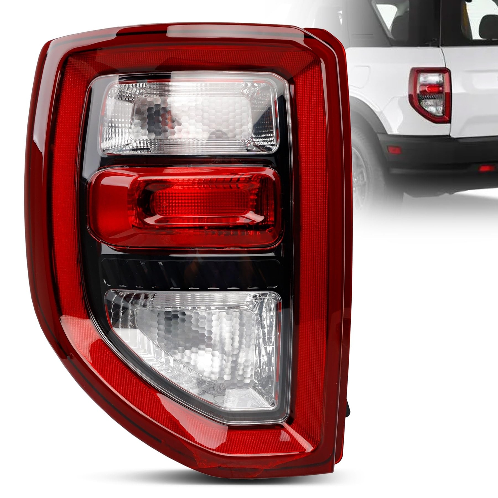 Tail Lights Compatible with 2021 2022 2023 Ford Bronco Sport – Taillights Ass…