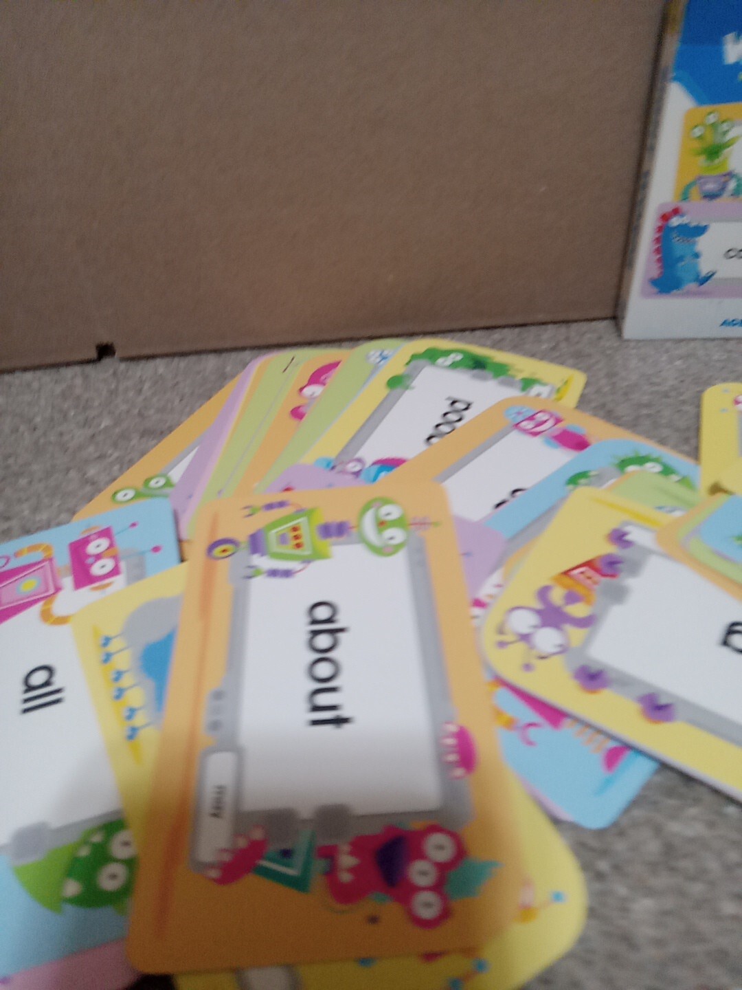 Sight Words Flash Cards School Zone Learn to Read, Reading Activities Basics NEW