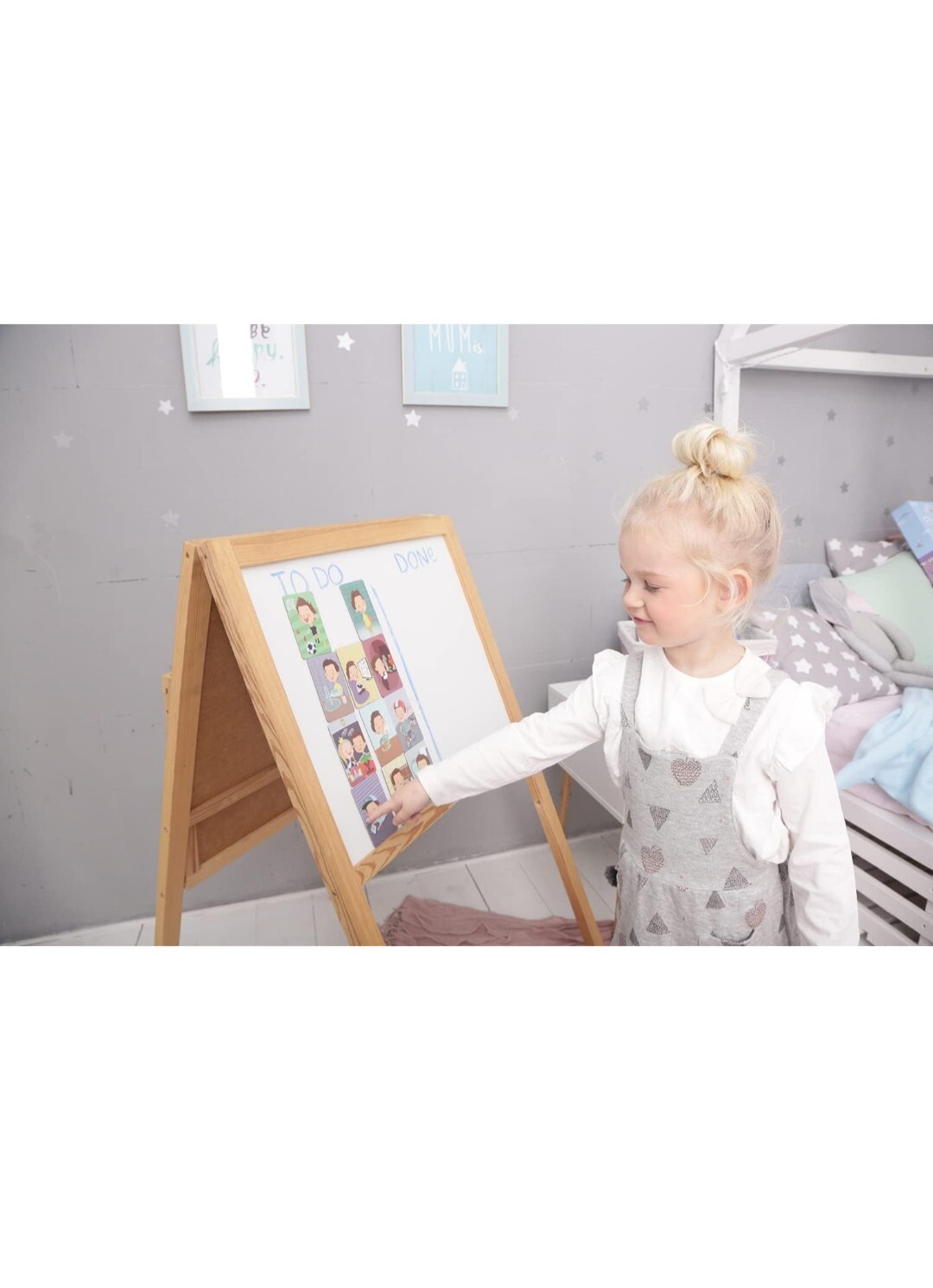 OKID Magnetic Picture Cards for Kids, Picture Visual Schedule for Daily Routines