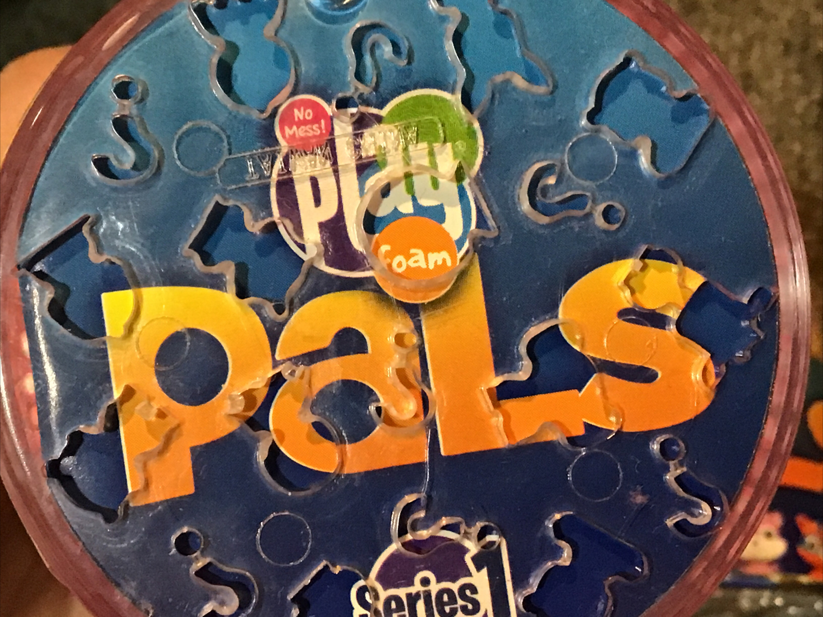 2x Playfoam Pals Animals Pink Orange Glitter Series 1 First Lot Surprise Toy
