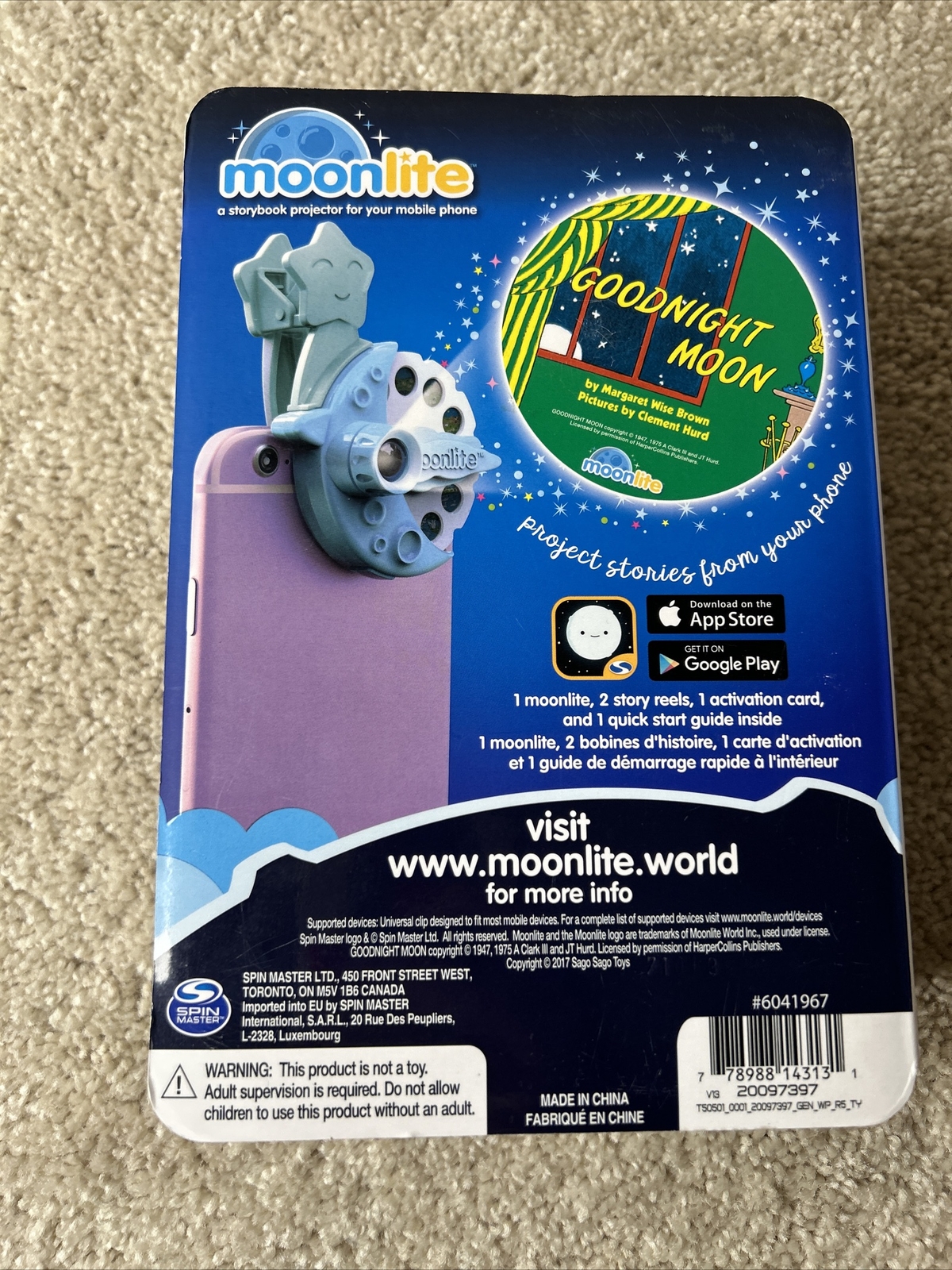 Moonlite Storybook Movie Projector Starter Pack Goodnight Moon & Sago Mini Reels