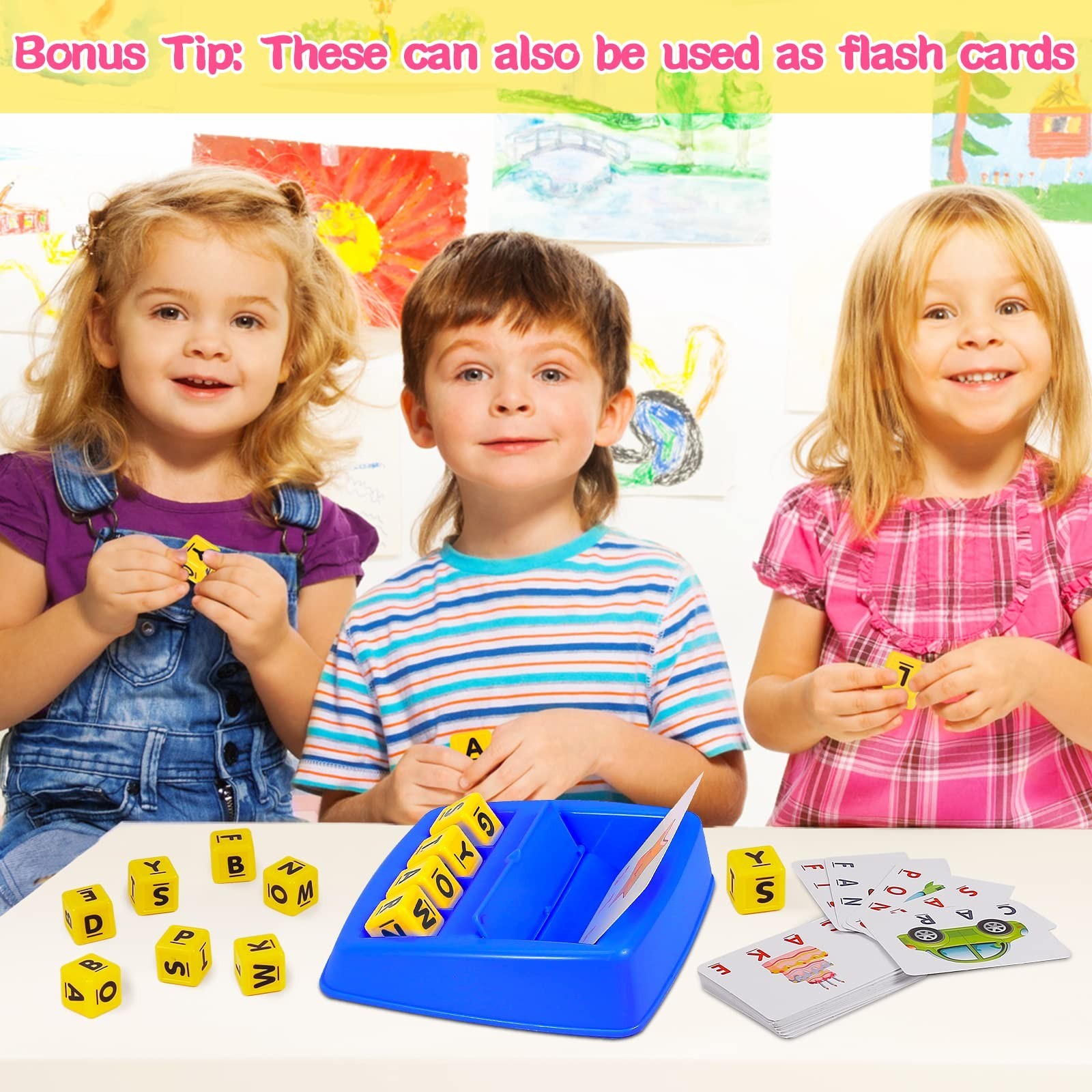 Educational Matching Letter Game – Spelling & Memory Boosting Toy for Kids 3-8