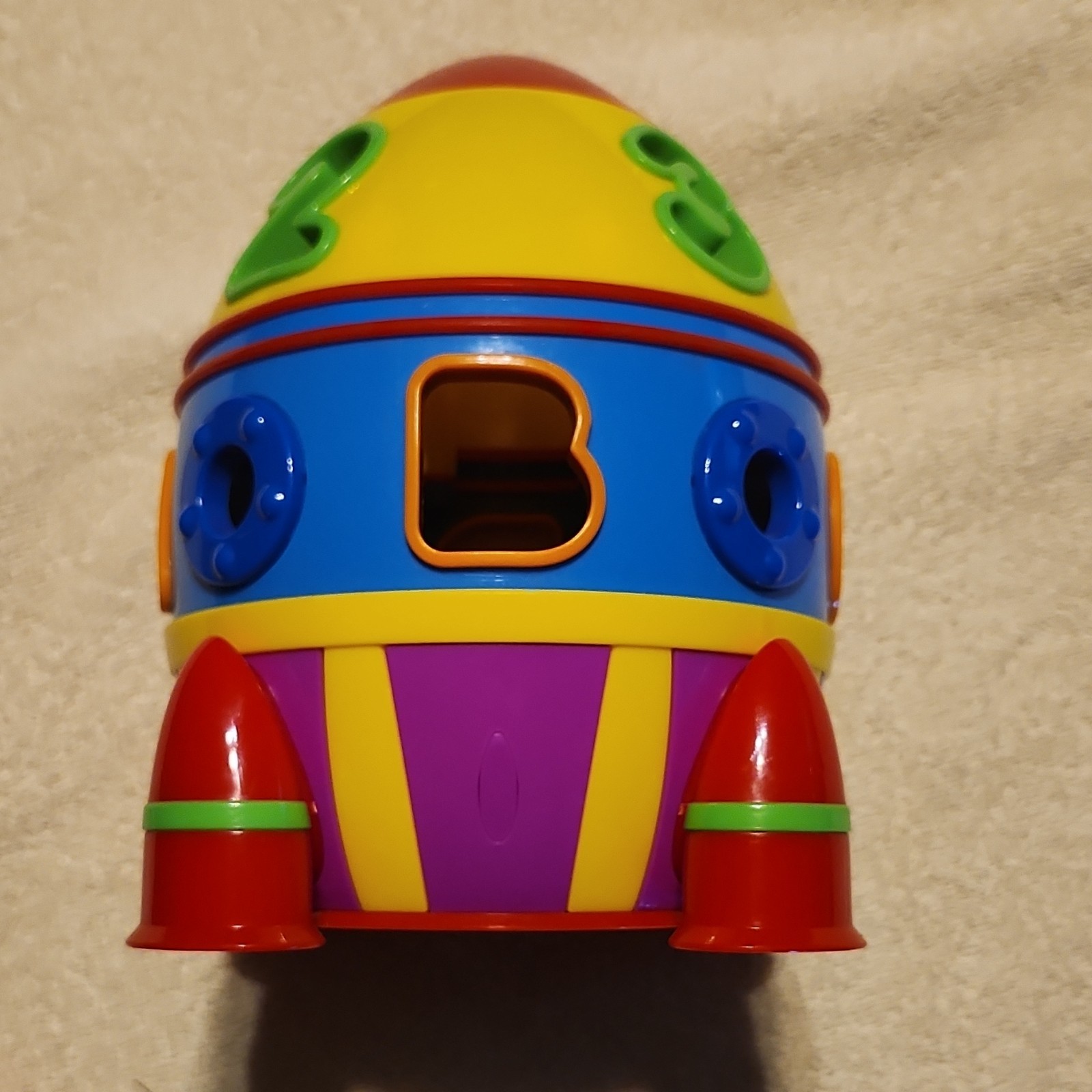 The Early Learning Journey Rocket Shape Sorter Alphabet & Numbers