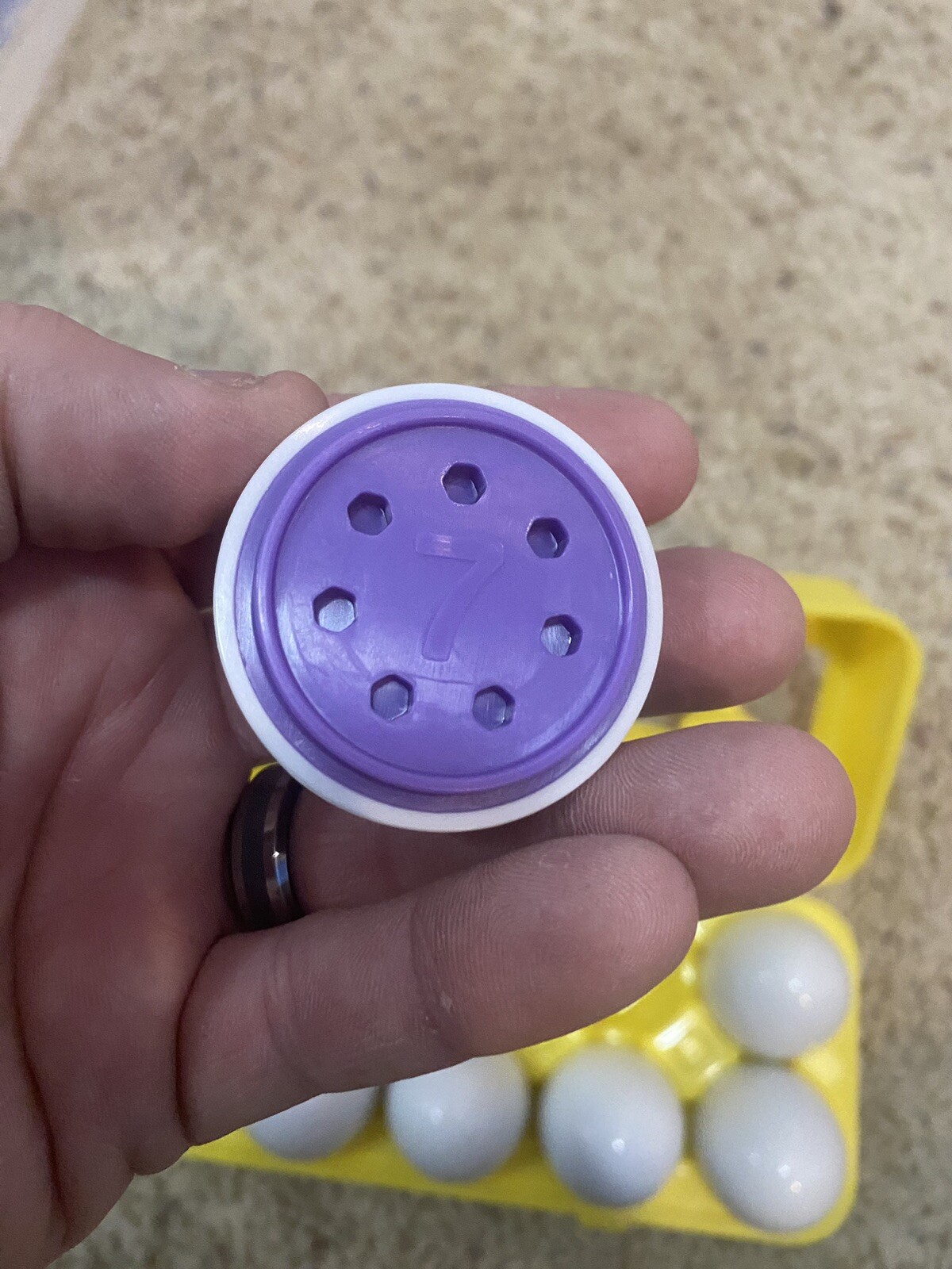 Kidzlane Match And Count egg carton toy for toddlers educational learning toy