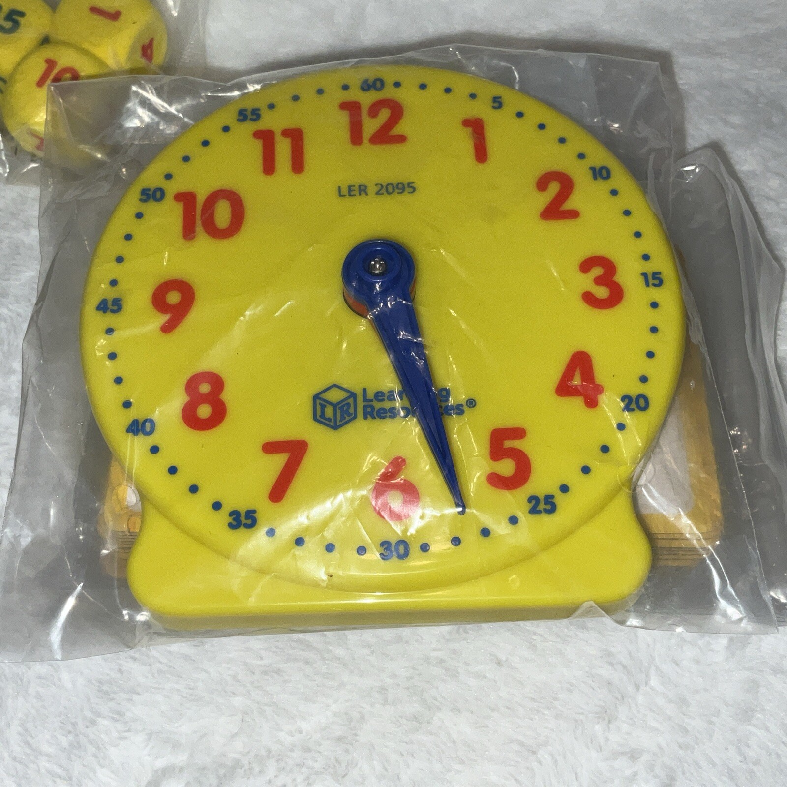 Learning Resources Time Activity Set 41 PCS, Ages 5+ Multi-Color Game NOBOX NEW