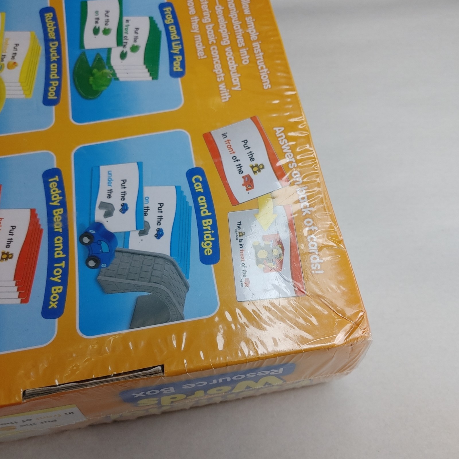 Lakeshore Positional Words Resource Box Ages 3+ PP949 Sealed (READ)