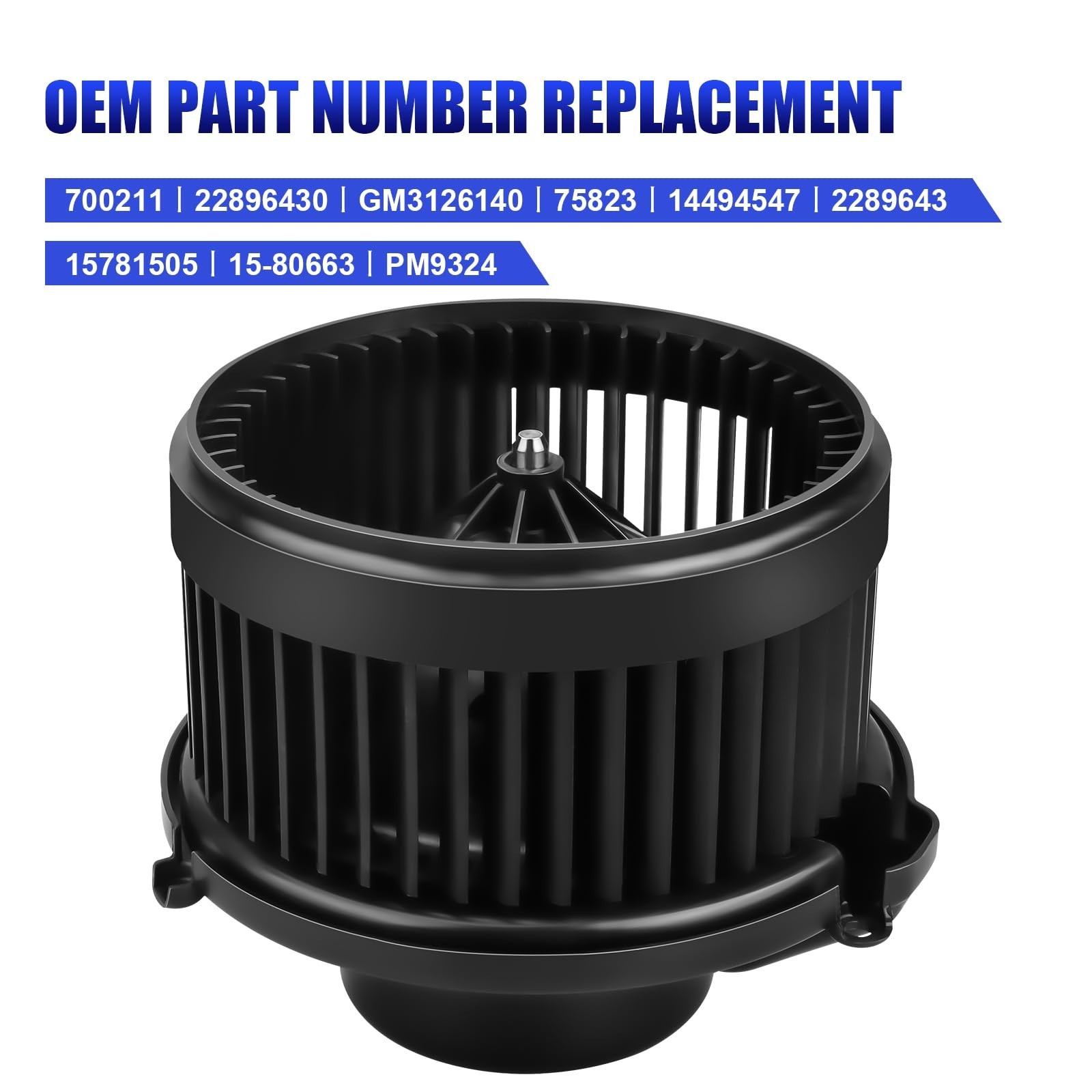AC Blower Motor 700211 for Chevy Equinox GMC Terrain 2010-2017 | for Chevy Eq…