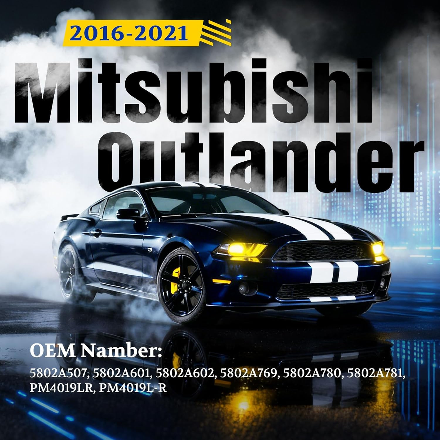 Rear Hatch Struts Trunk Shocks for 2016-2021 Mitsubishi Outlander with &