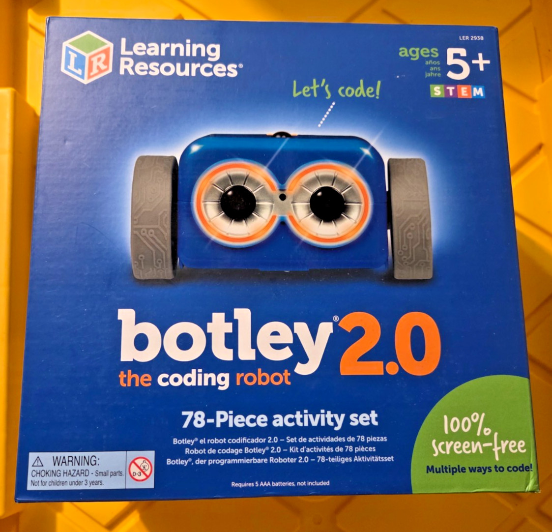 Learning Resources Botley The Coding Robot 2.0 Activity Set – 78 Pieces, Ages 5+