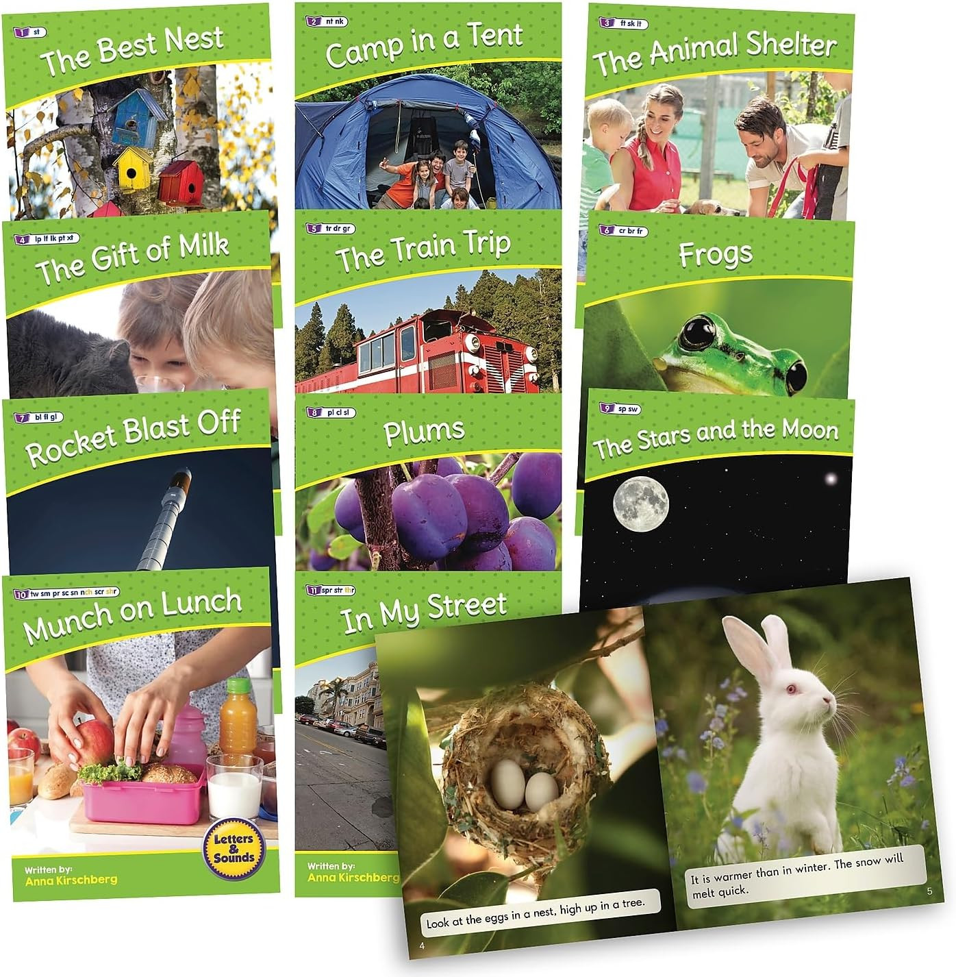 Letters & Sounds Phase 4 Set 2 Non-Fiction Readers,Multi
