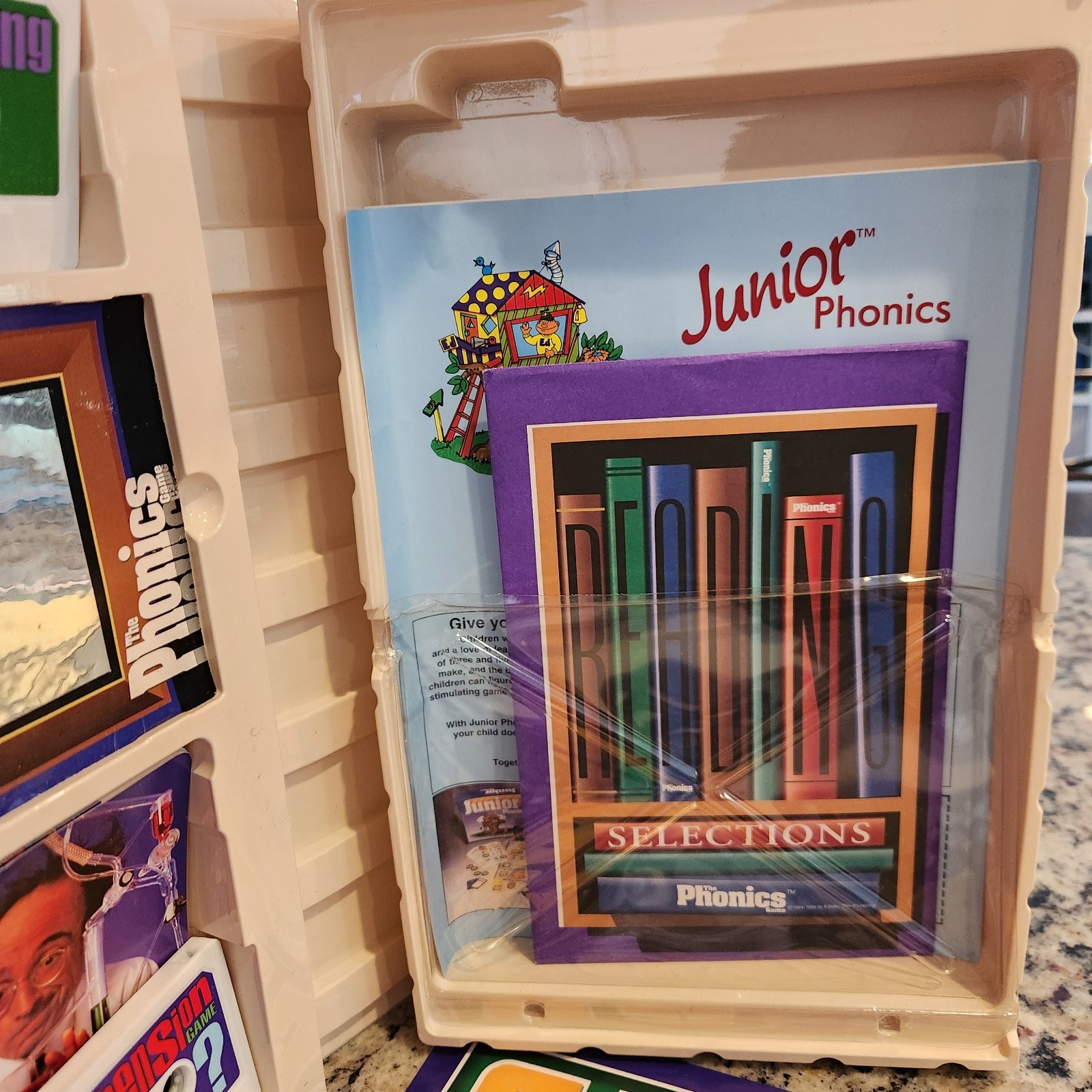 Phonics Game For Better Reading VHS & Cassette Set 90’s -Only Missing Play Book