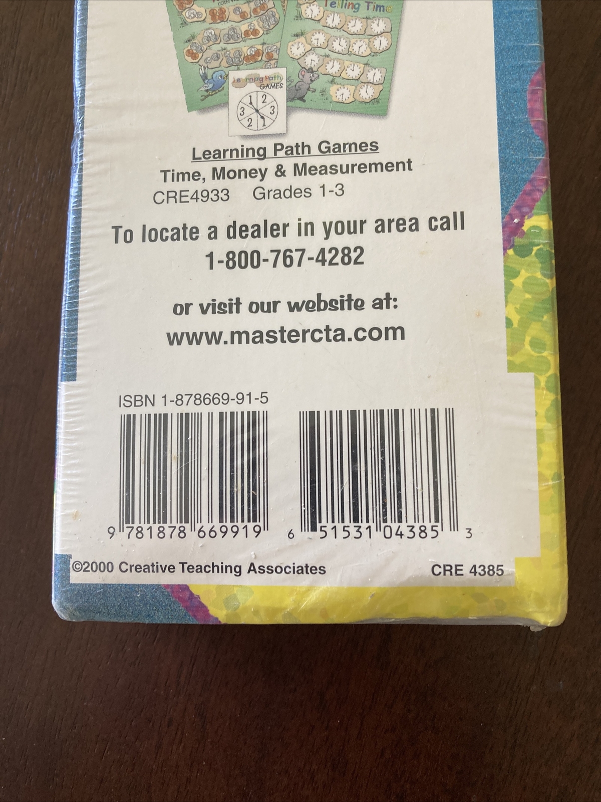 Vtg Clock Dominoes CREATIVE TEACHING ASSOCIATES 2000 COMPLETE NEW Original Box