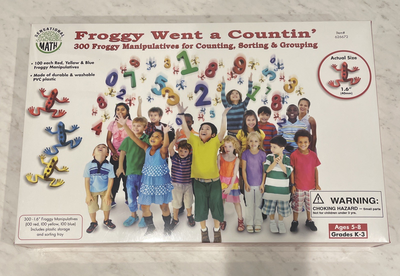 Essential Learning Products – Froggy Went a Countin’ 300 Manipulatives – Sealed